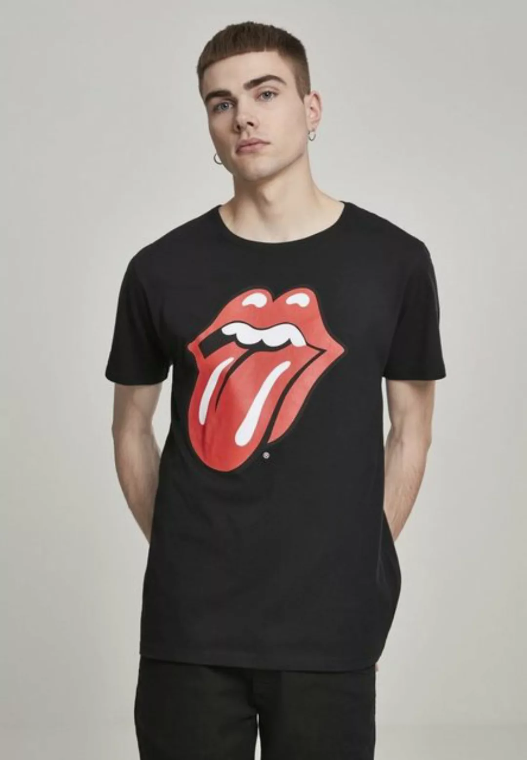 Merchcode T-Shirt Merchcode Herren Rolling Stones Tongue Tee (1-tlg) günstig online kaufen