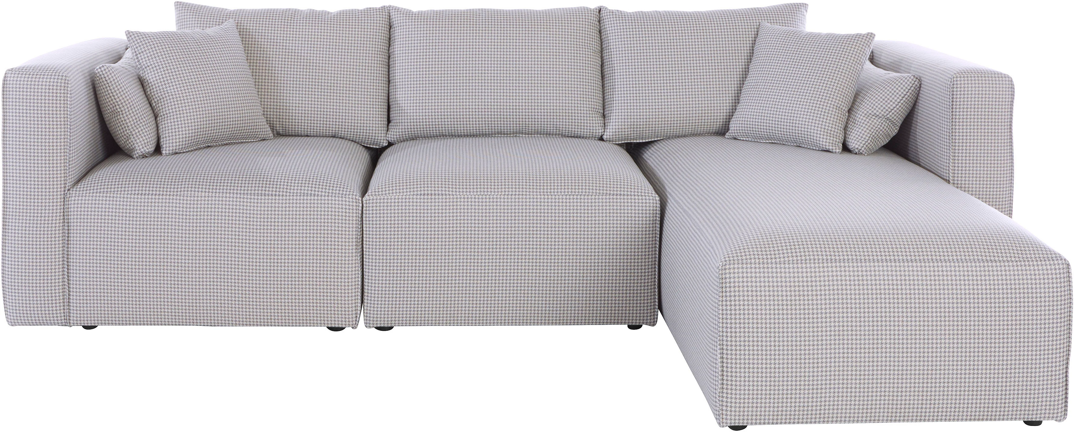 Home affaire Ecksofa "Comfine L-Form", zusammengesetzt aus Modulen, 3 Bezug günstig online kaufen
