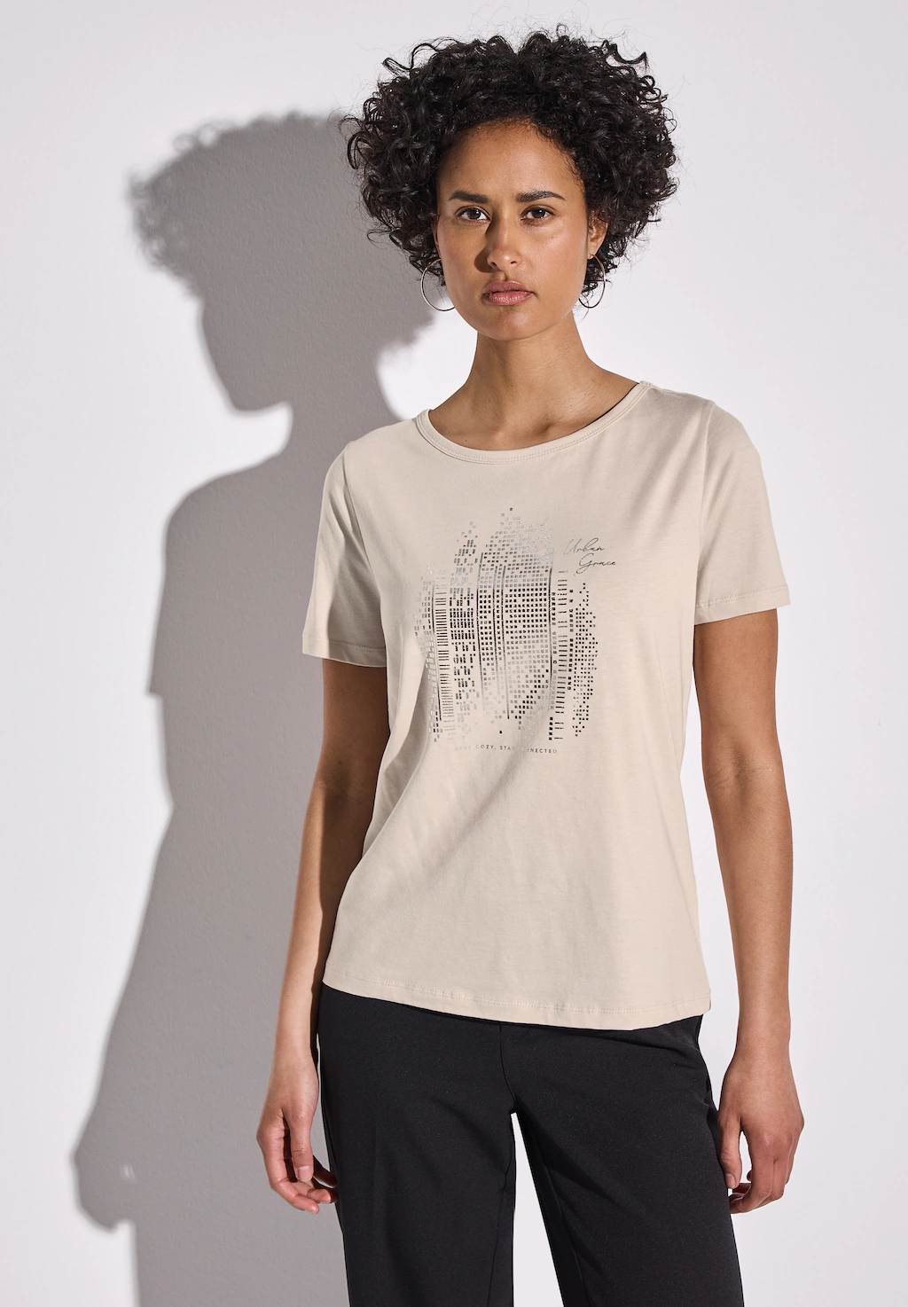 STREET ONE T-Shirt, Rundhalsausschnitt günstig online kaufen