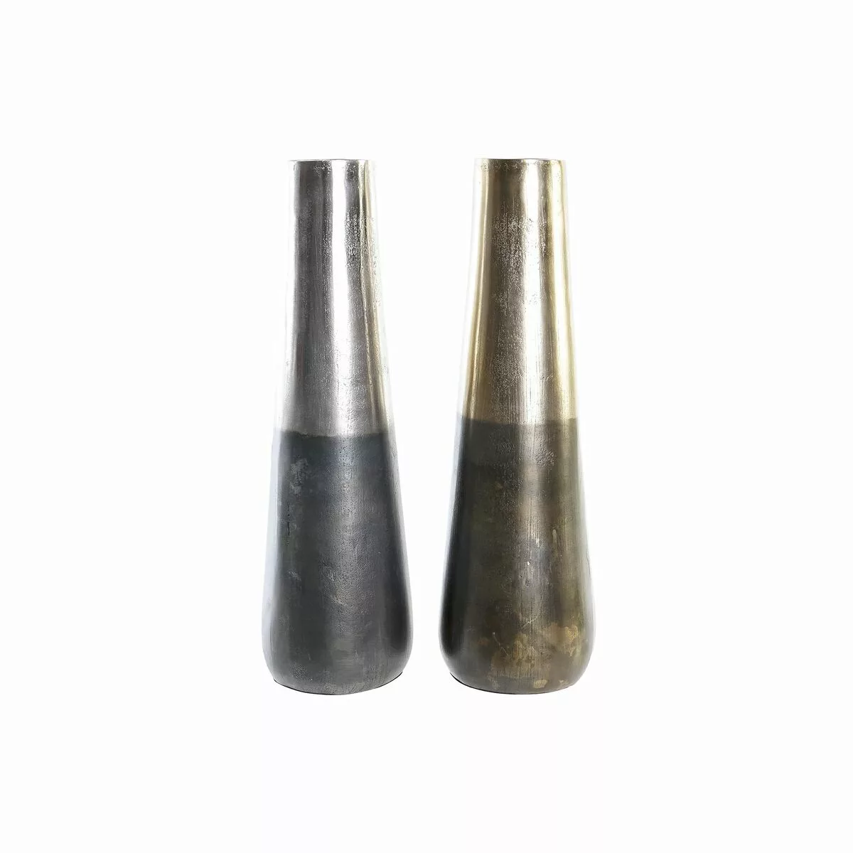 Vase Dkd Home Decor Aluminium (15,5 X 15,5 X 49,5 Cm) (2 Stück) günstig online kaufen