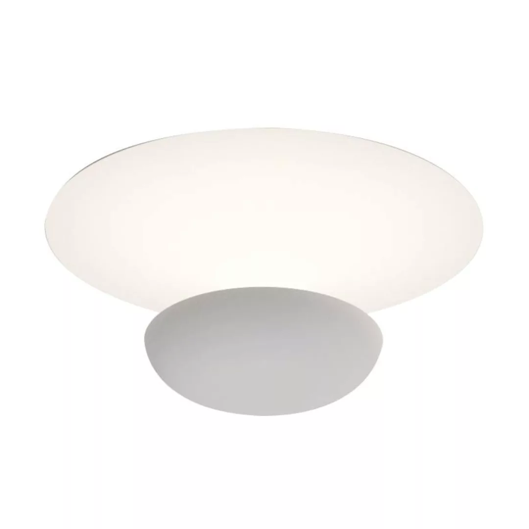 Vibia - Funnel 2012 LED Wand-/Deckenleuchte - weiß/matt/H 9cm / Ø 22cm/2700 günstig online kaufen