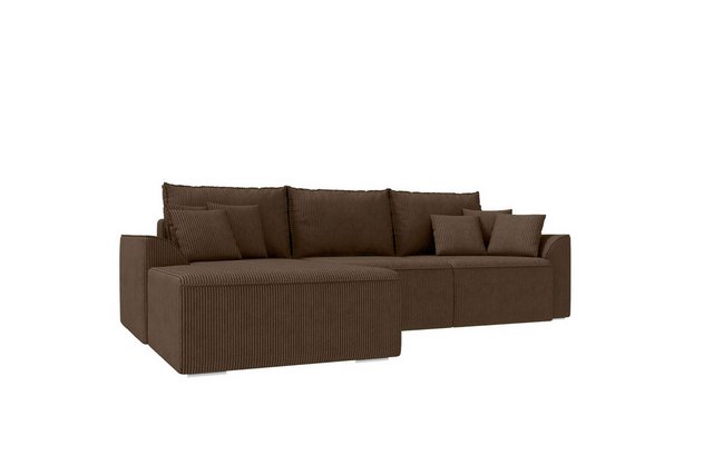 99rooms Ecksofa Gusto, Sofa L-Form, Eckcouch, mit abnehmbaren Kissen, Rundu günstig online kaufen