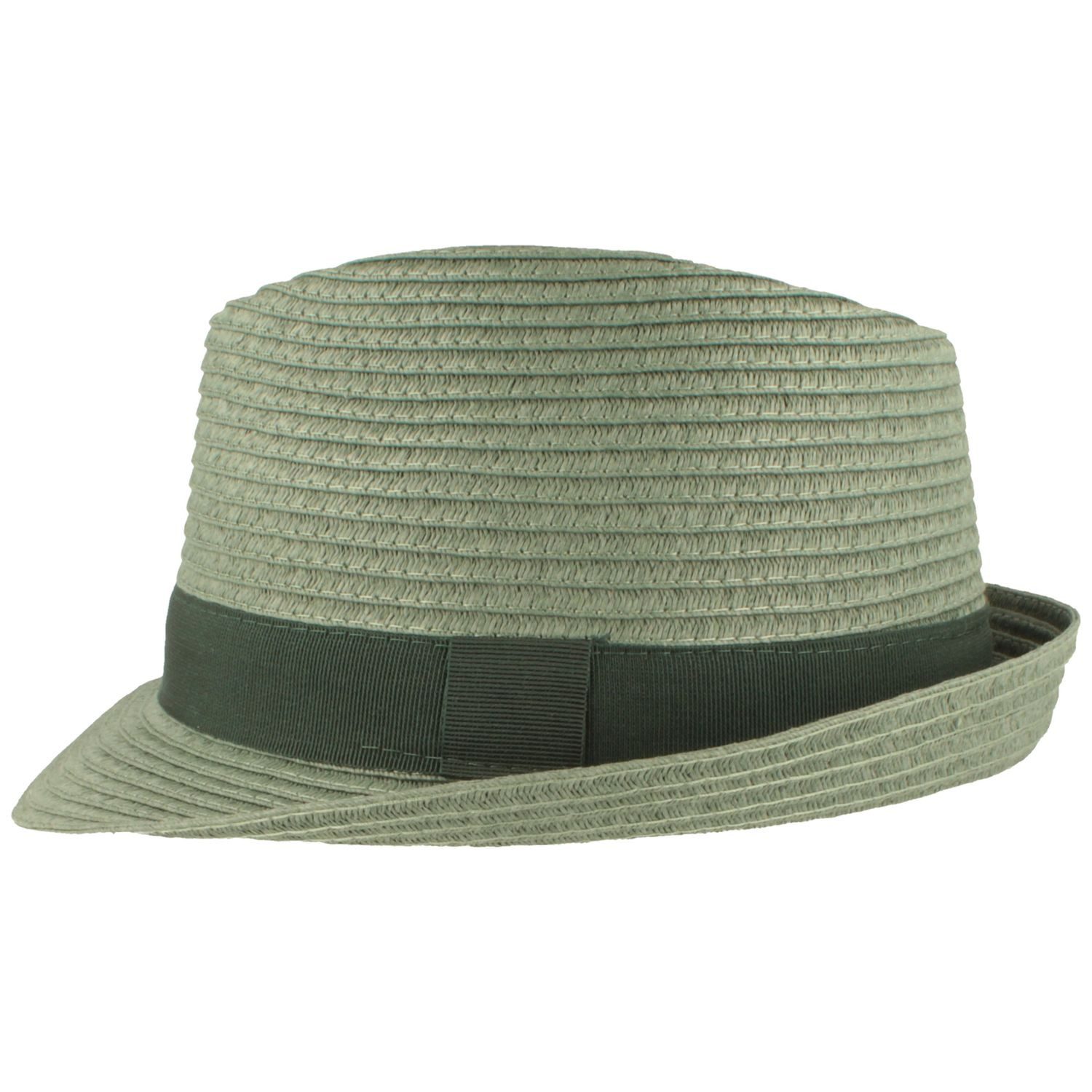 Fiebig Strohhut Papier Trilby mit Ripsband günstig online kaufen
