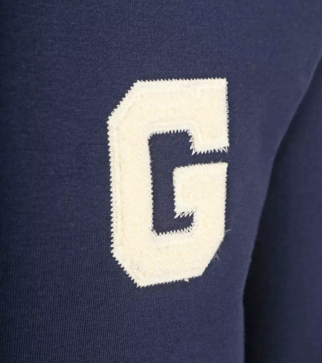 Gant Sweater Teddy Logo Navy - Größe XL günstig online kaufen