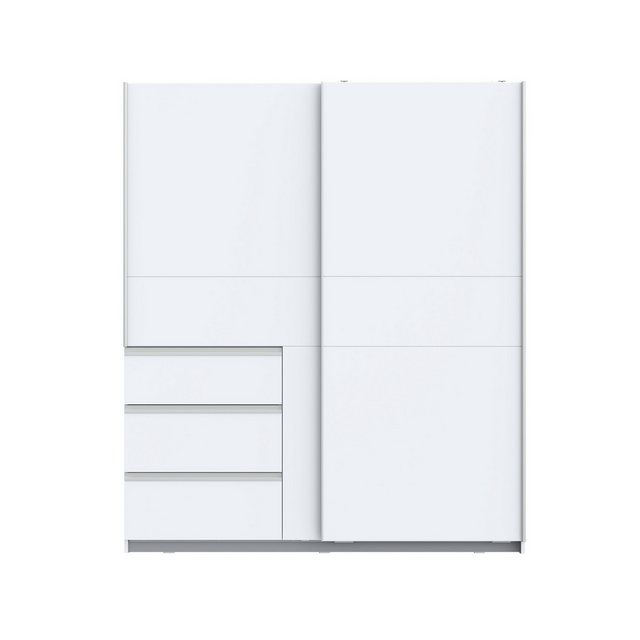 freiraum Schiebetürenschrank Winn 2 in Weiss - 170,3x200,5x61,2cm (BxHxT) günstig online kaufen