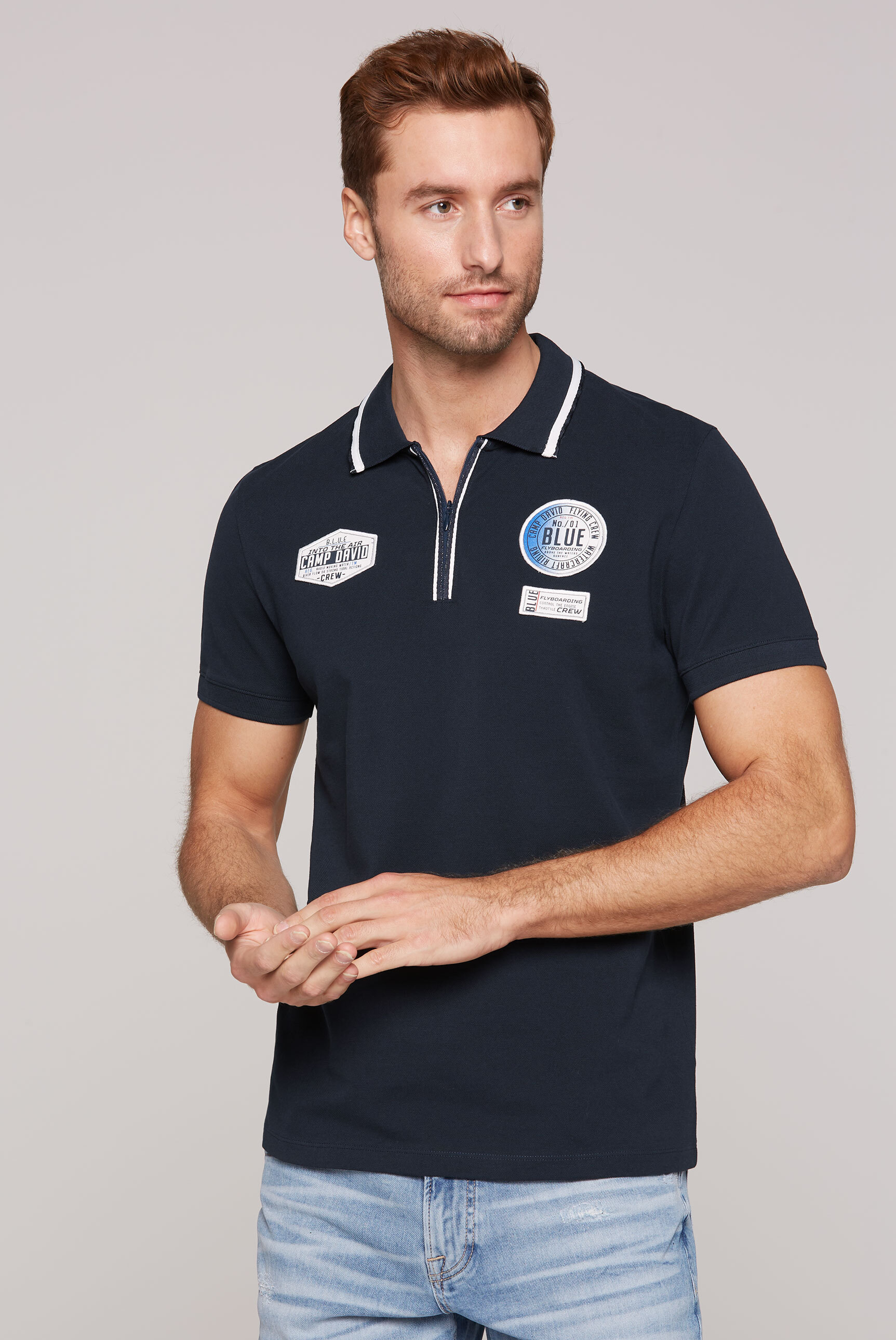 CAMP DAVID Poloshirt, aus Baumwolle günstig online kaufen