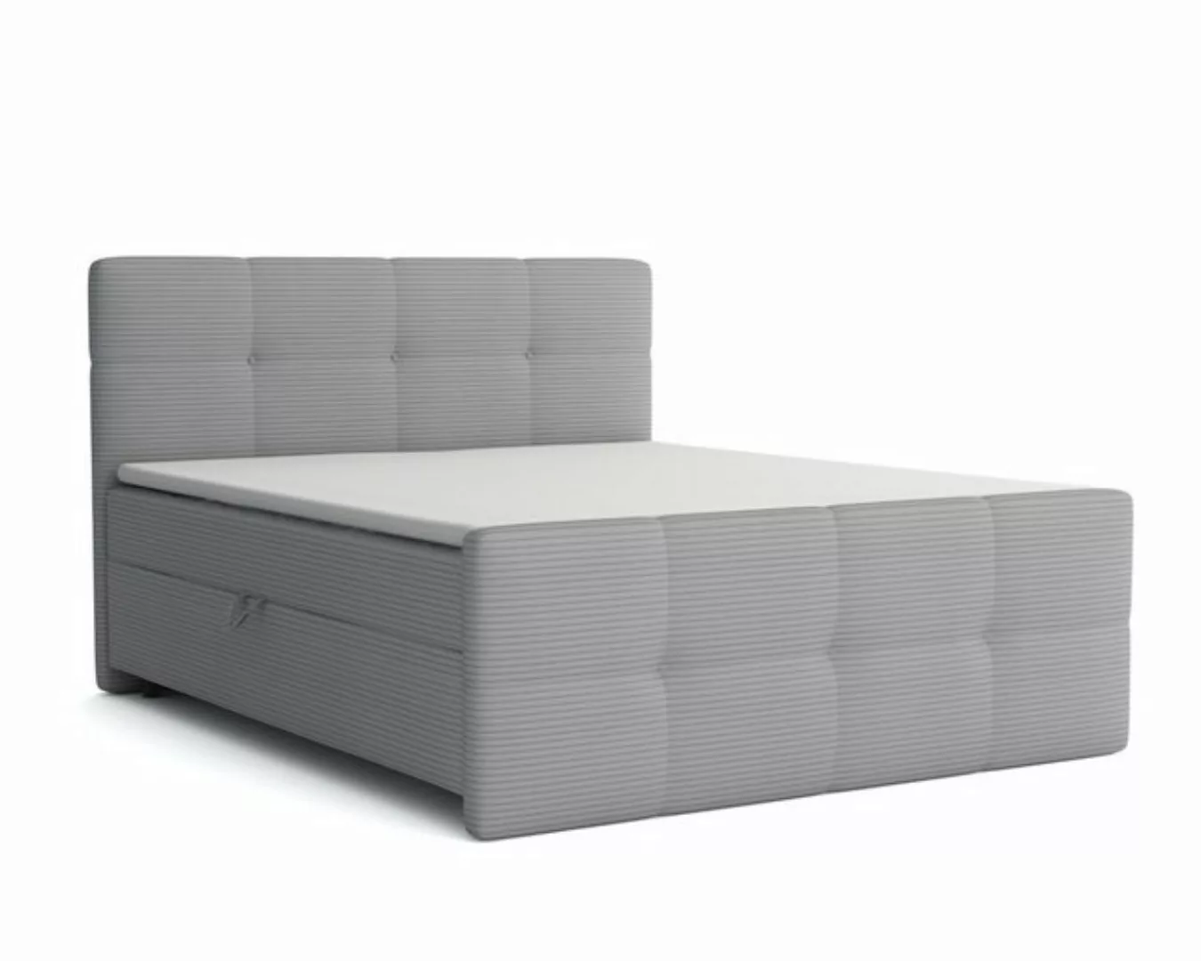 Deine Möbel 24 Boxspringbett STEVE Boxspring Komplettbett Polsterbett Bonel günstig online kaufen