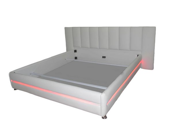 Xlmoebel Bett Doppelbett aus luxuriösem Leder-Design für moderne Hotel-Schl günstig online kaufen