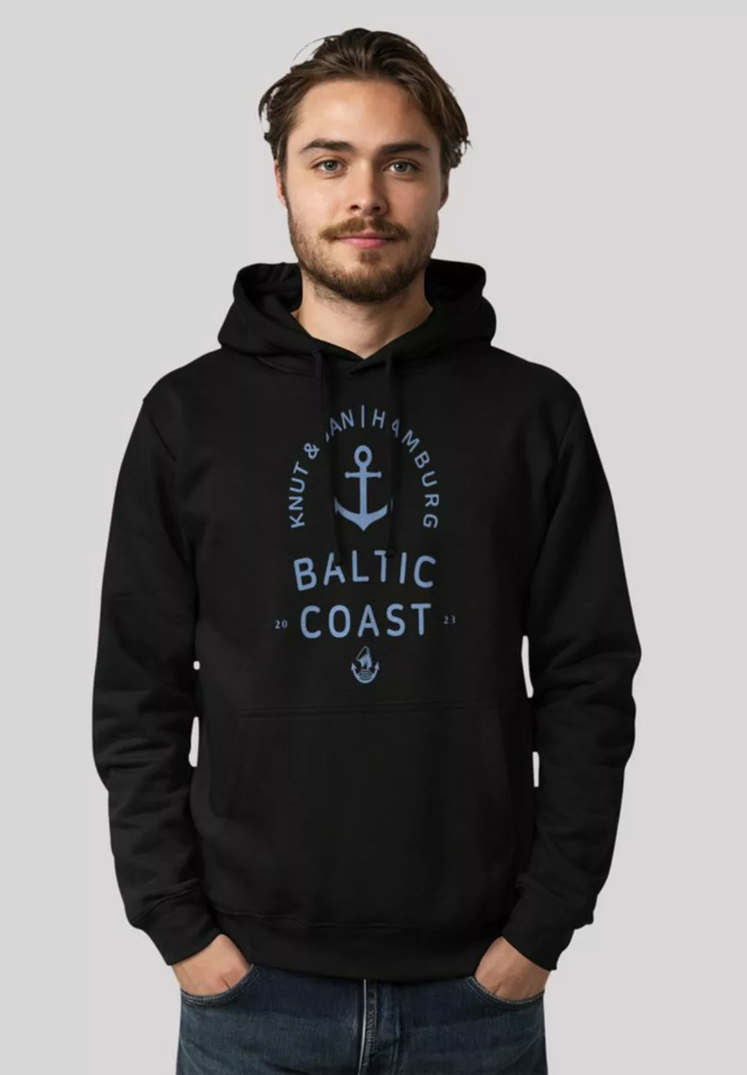 F4NT4STIC Kapuzenpullover Ostsee Logo Knut & Jan Hamburg Premium Qualität günstig online kaufen