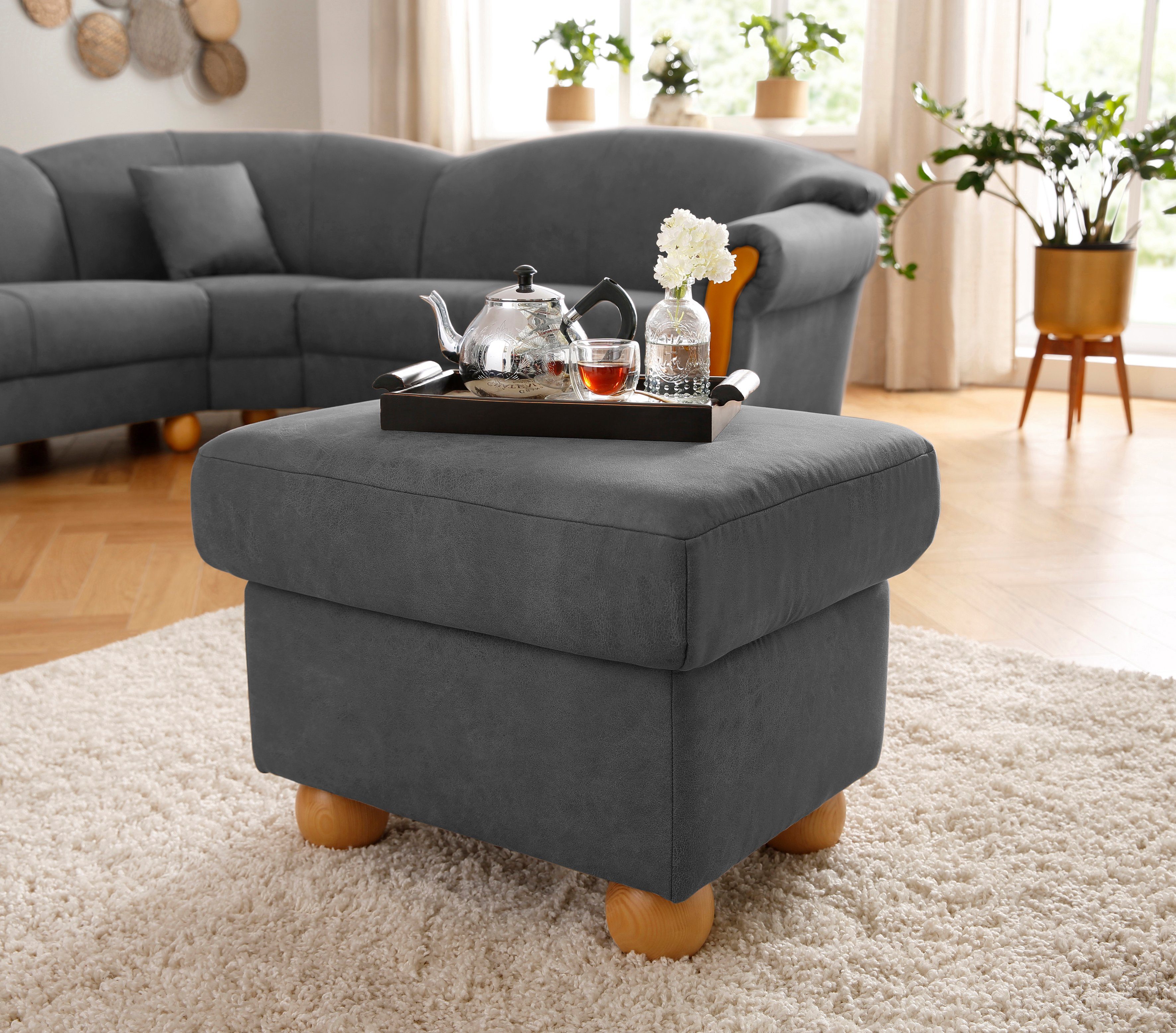 Home affaire Hocker "Milano Vintage" günstig online kaufen