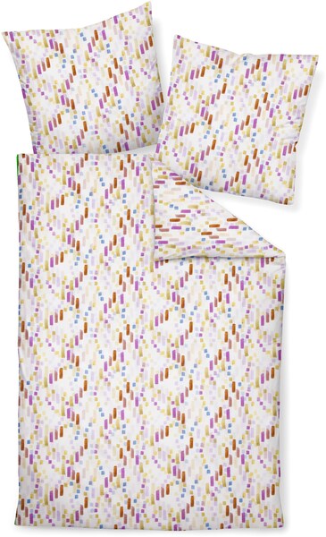 Janine Janine Mako-Soft-Seersucker Bettwäsche TANGO 20133 violett bernstein günstig online kaufen