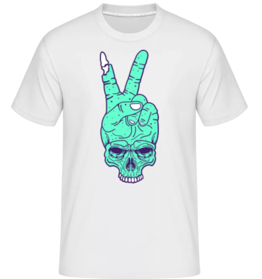 Skull Hand Peace · Shirtinator Männer T-Shirt günstig online kaufen