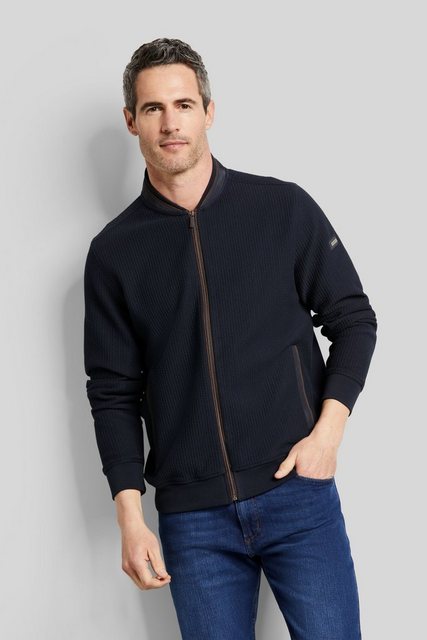 bugatti Sweatjacke mit Collegekragen günstig online kaufen