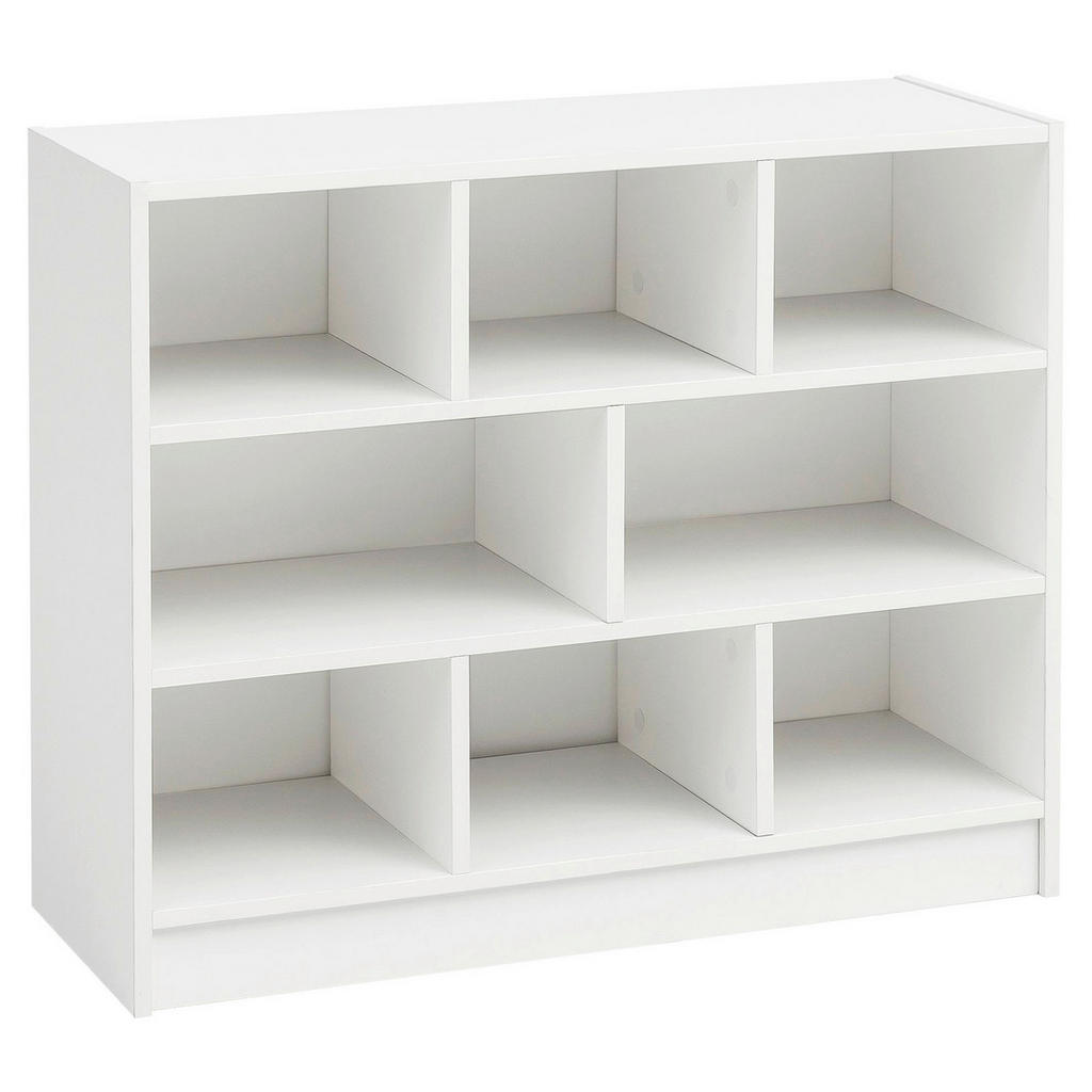 Bücherregal Weiß 80x68,5x29,5 cm Regal Standregal Modern | Flurregal Schuhr günstig online kaufen