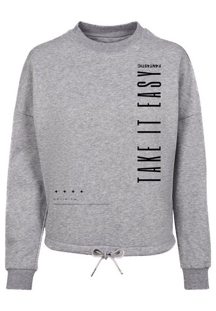 F4NT4STIC Sweatshirt Take It Easy Print günstig online kaufen