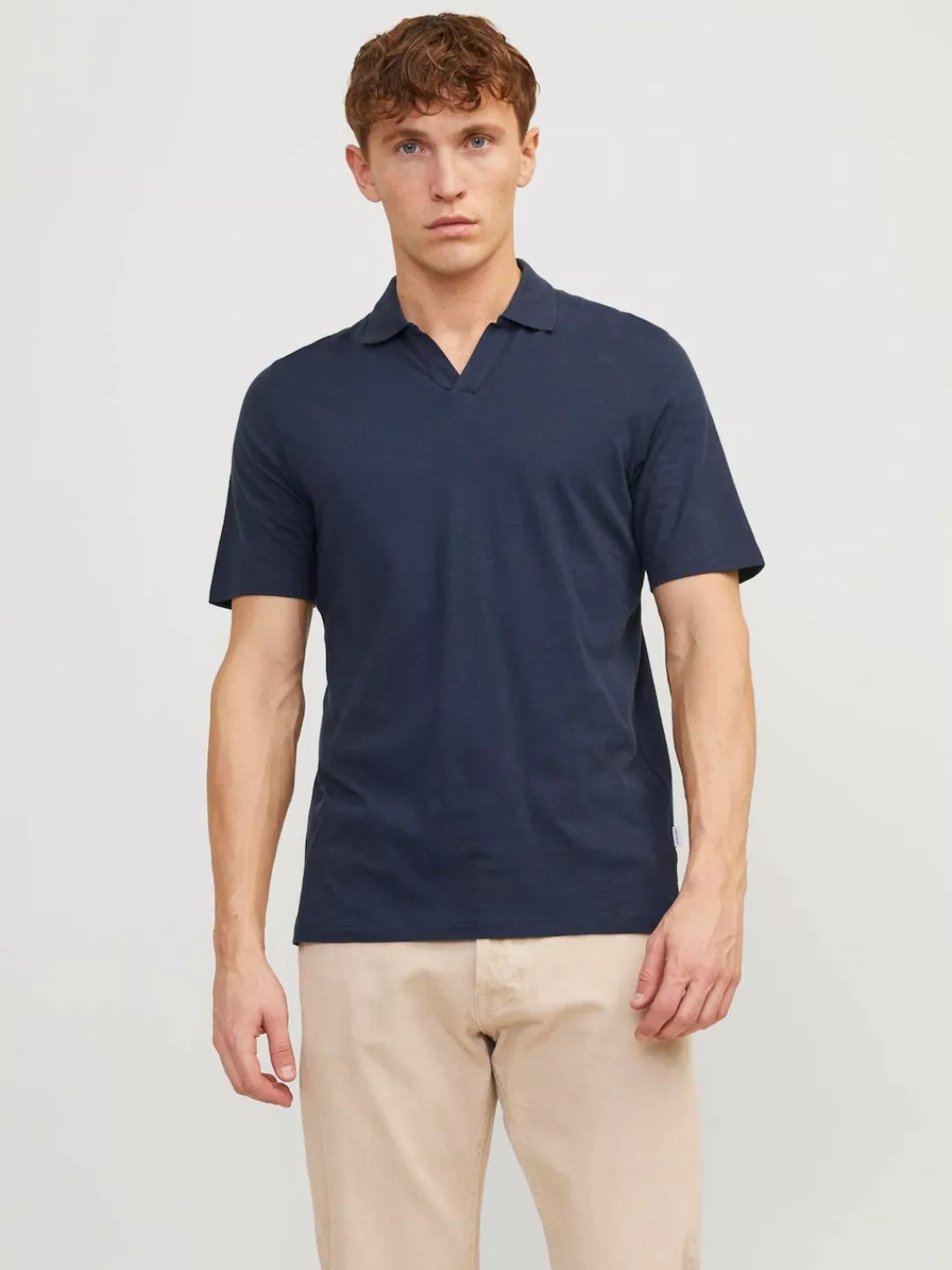 Jack & Jones Poloshirt "JJESUMMER LINEN POLO SS LN" günstig online kaufen