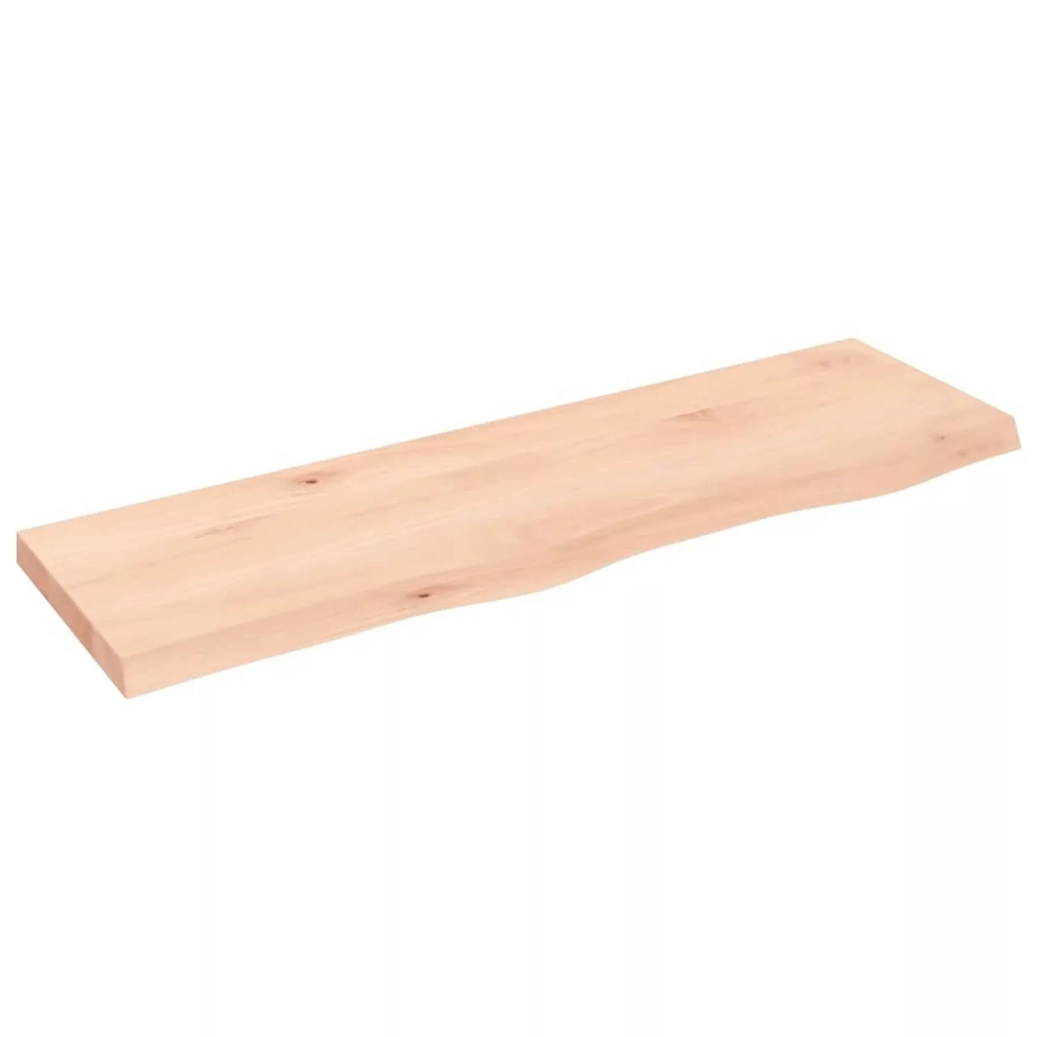vidaXL Waschtischplatte 100x30x4 cm Massivholz Unbehandelt günstig online kaufen