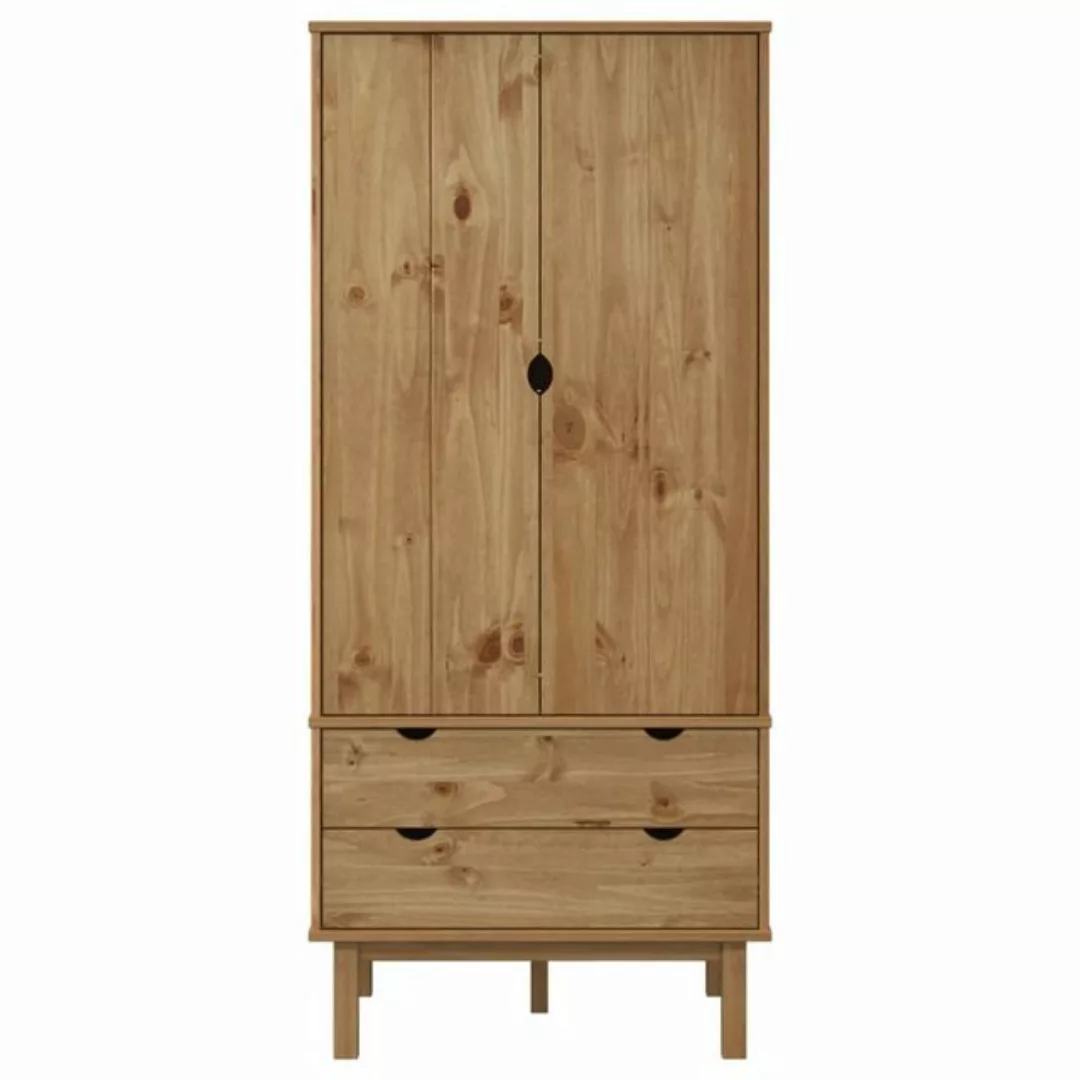 vidaXL Kleiderschrank Kleiderschrank 76,5x53x172 cm Massivholz Kiefer günstig online kaufen