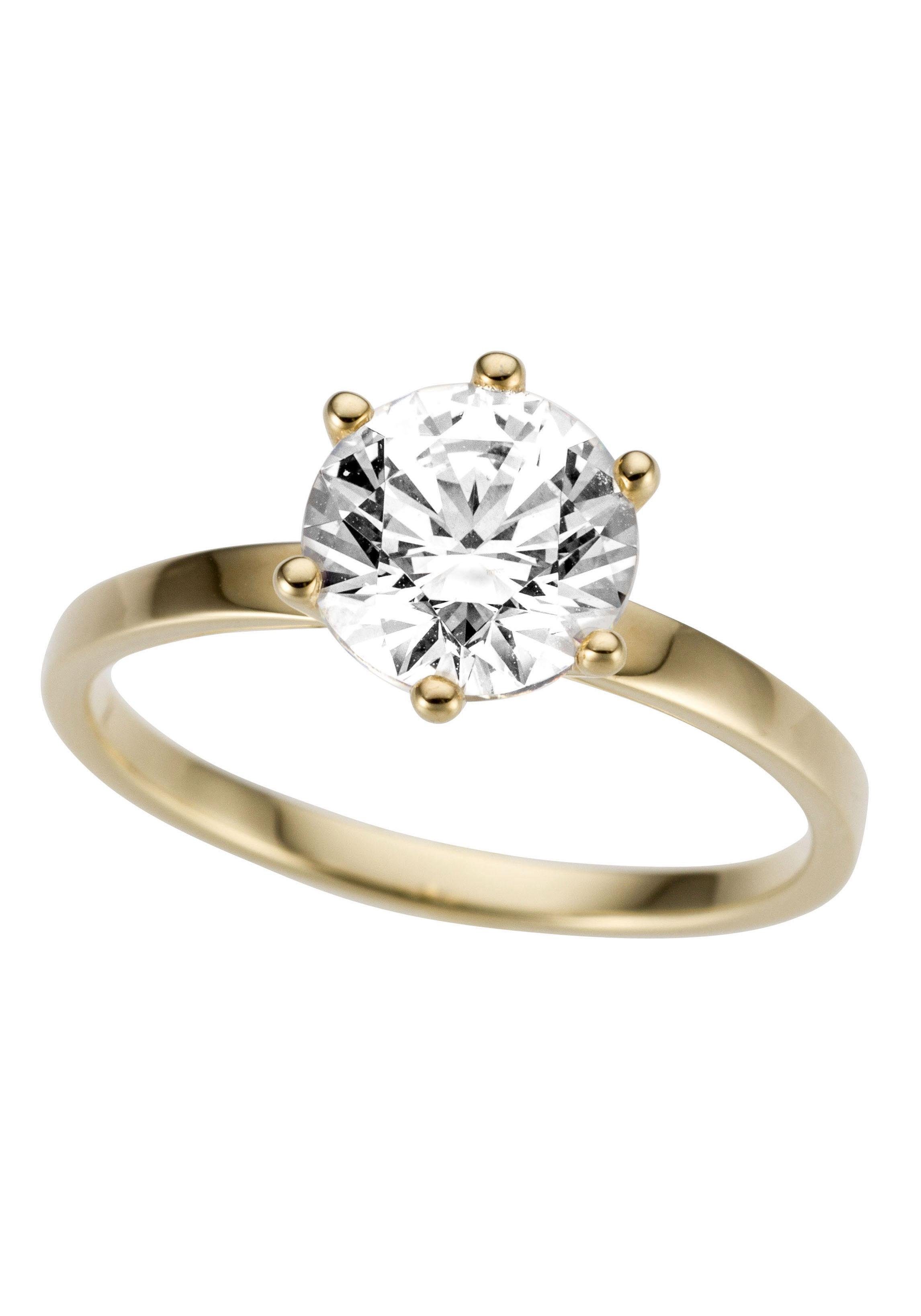 Firetti Goldring "Schmuck Geschenk Gold 333 Damenring Verlobungsring Goldri günstig online kaufen