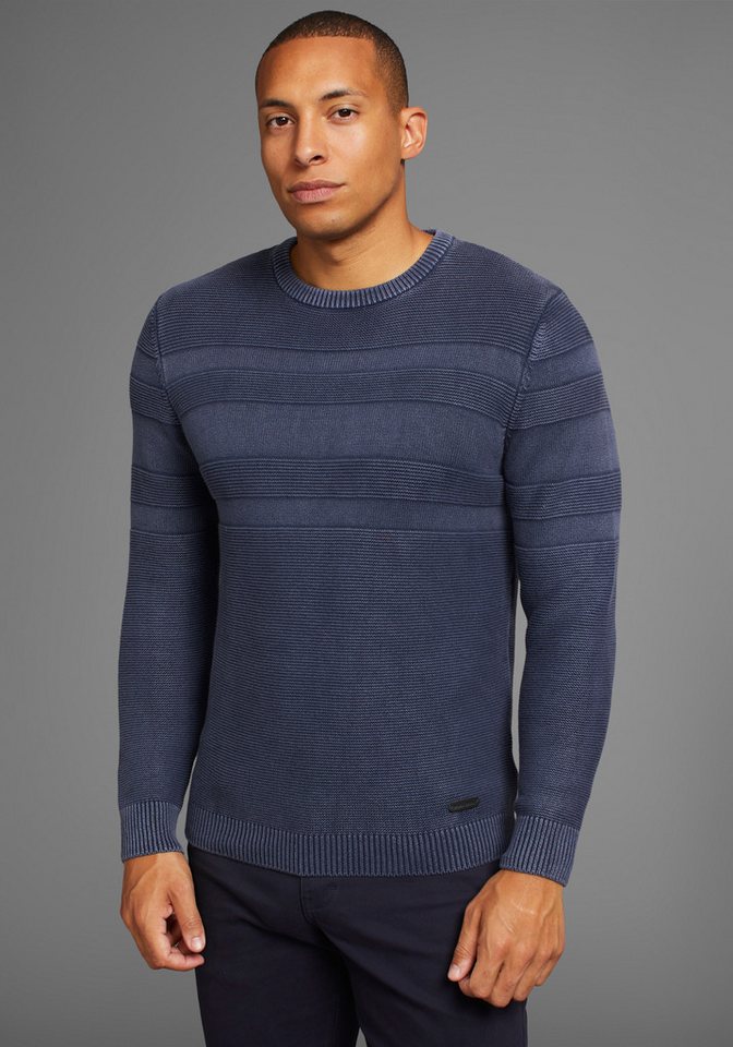 Bruno Banani Jacquardpullover Bis Größe 4 XL günstig online kaufen