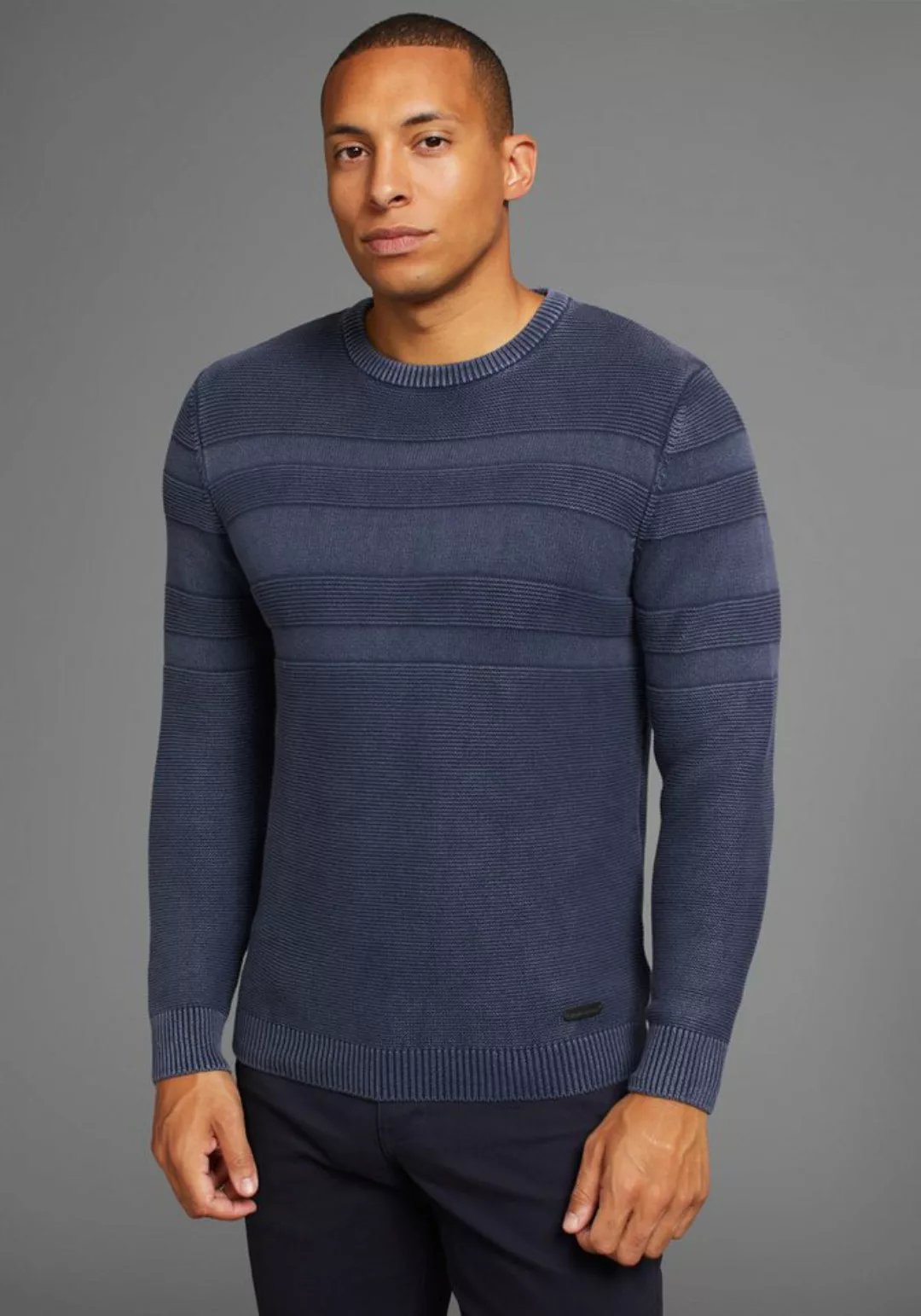 Bruno Banani Jacquardpullover Bis Größe 4 XL günstig online kaufen