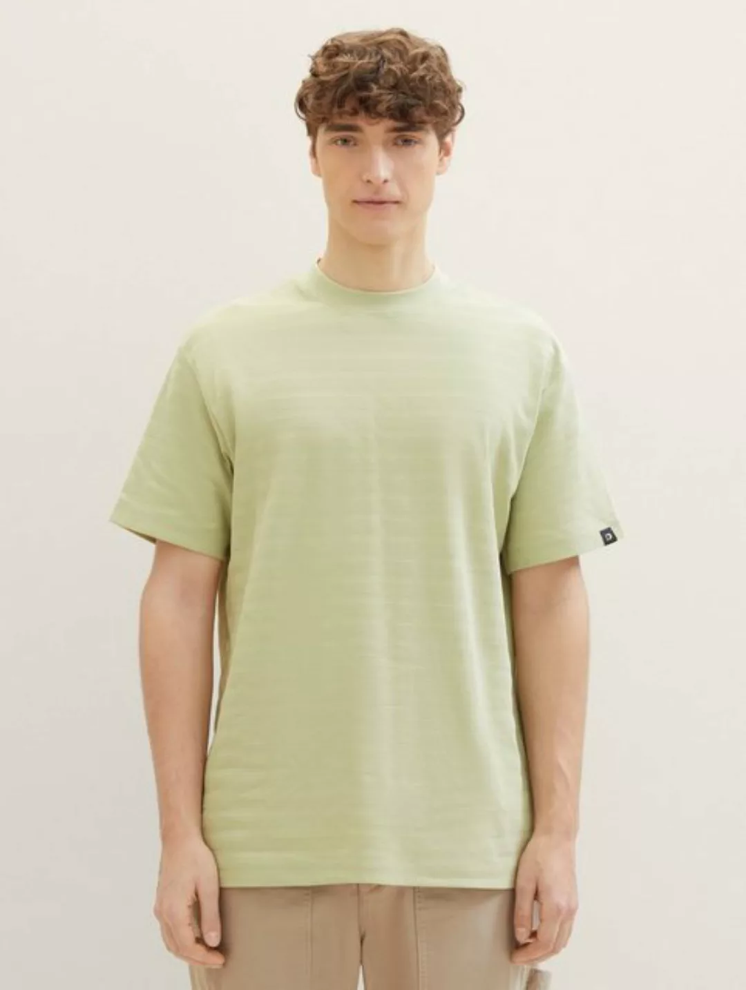 TOM TAILOR Denim T-Shirt T-Shirt mit Struktur günstig online kaufen