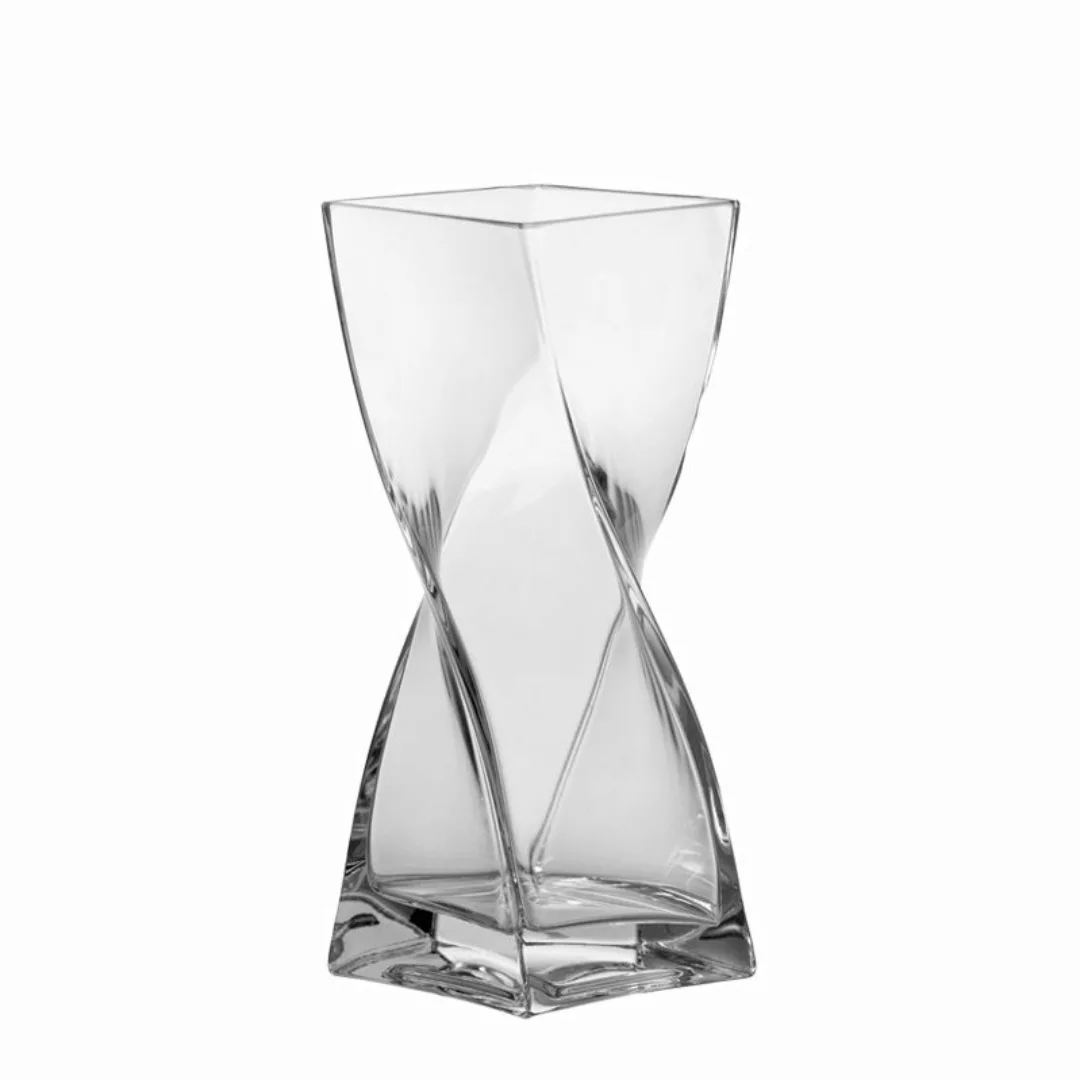 home24 Vase Volare Leonardo Klar Glas 8x20x8 cm (BxHxT) Modern illuminantsT günstig online kaufen