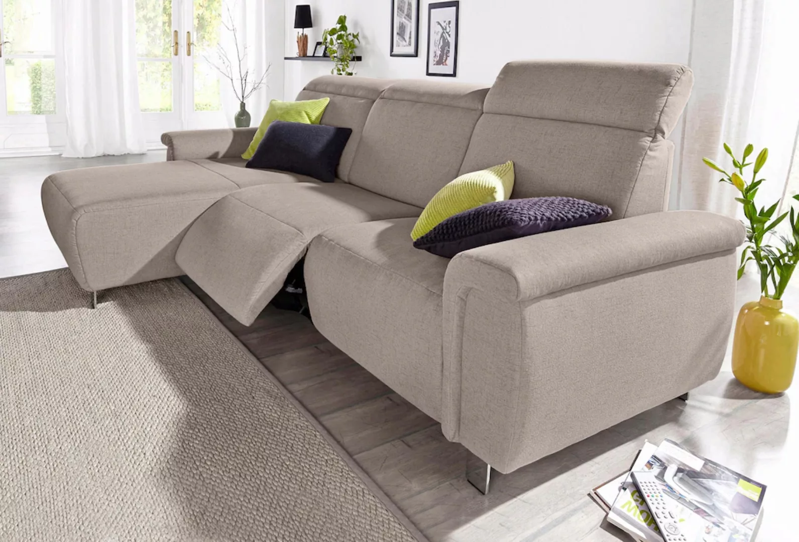 sit&more Ecksofa "Township L-Form", wahlweise mit elektrischer Wallfree-Fun günstig online kaufen