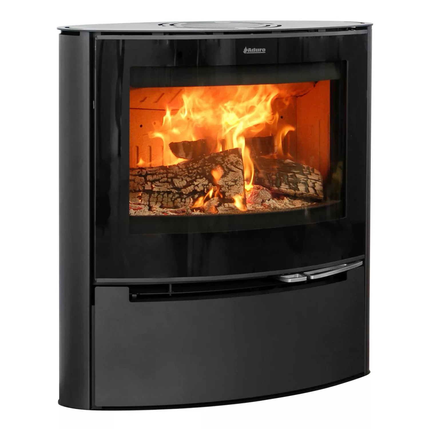 Aduro Kaminofen Stahl Schwarz 6,5 kW mit Automatik günstig online kaufen