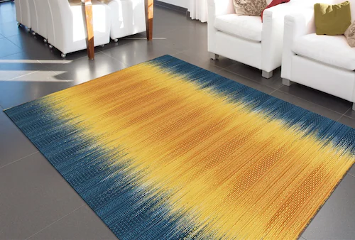 Arte Espina Teppich »Sunset 8070«, rechteckig, Handgemachter Wollteppich mi günstig online kaufen