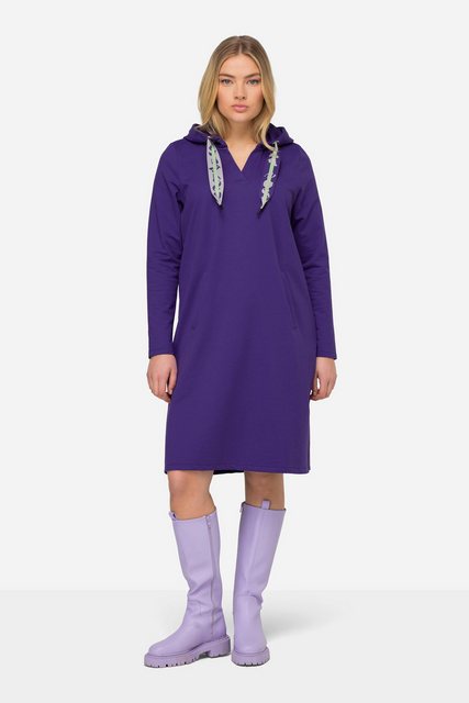 Laurasøn Midikleid Sweatkleid Kapuze OEKO-TEX günstig online kaufen