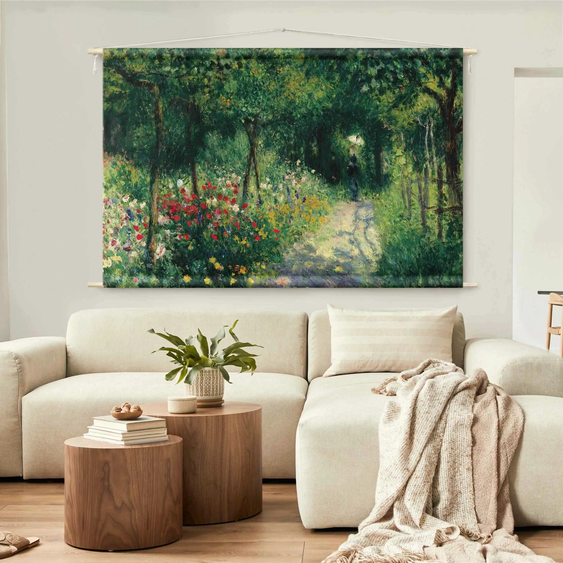 Wandteppich Auguste Renoir - Frauen im Garten günstig online kaufen