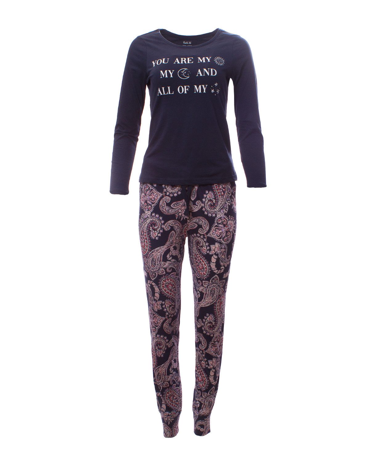 Era&Me Pyjama Damen Pyjama Set Schlafhose günstig online kaufen