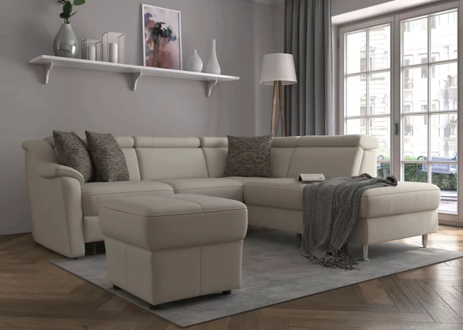 sit&more Ecksofa "Freetown L-Form", inklusive Kopfteilverstellung und komfo günstig online kaufen