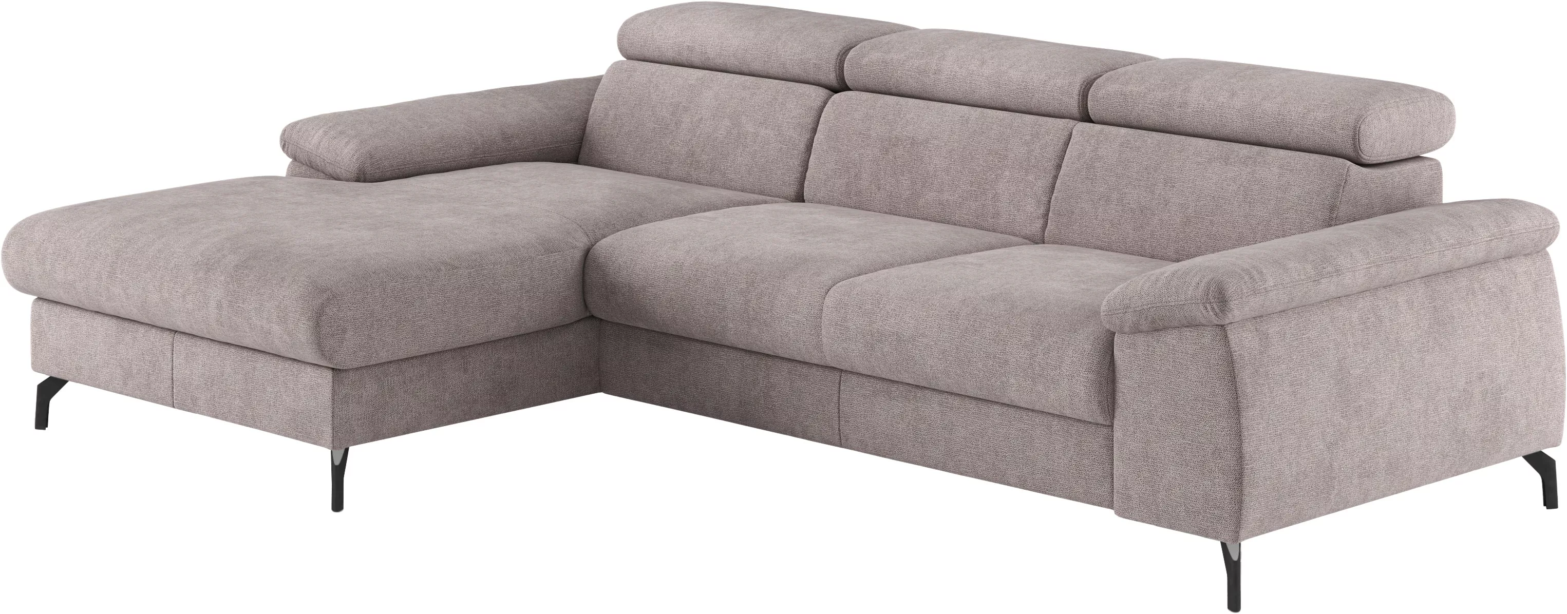 COTTA Ecksofa "Kitty L-Form", mit Kopfteilverstellung, wahlweise mit Bettfu günstig online kaufen