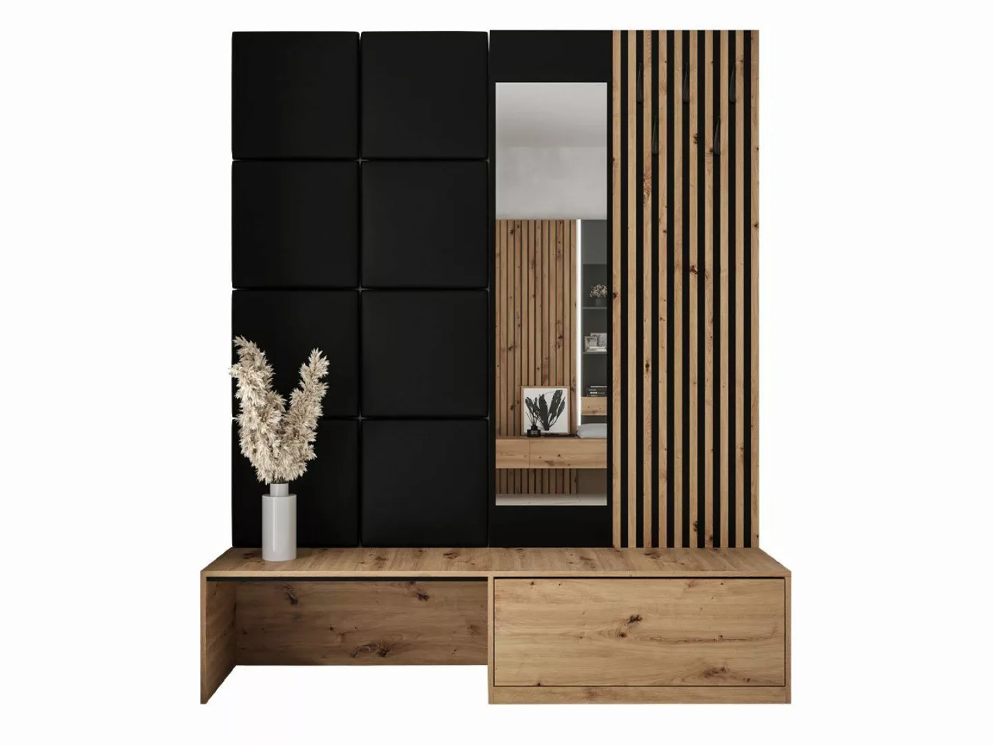 MIRJAN24 Garderoben-Set Premium, (Komplett-Set, Schuhschrank, Spiegel, günstig online kaufen