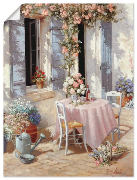 Artland Wandbild "Einladung", Garten, (1 St.), als Leinwandbild, Poster in günstig online kaufen