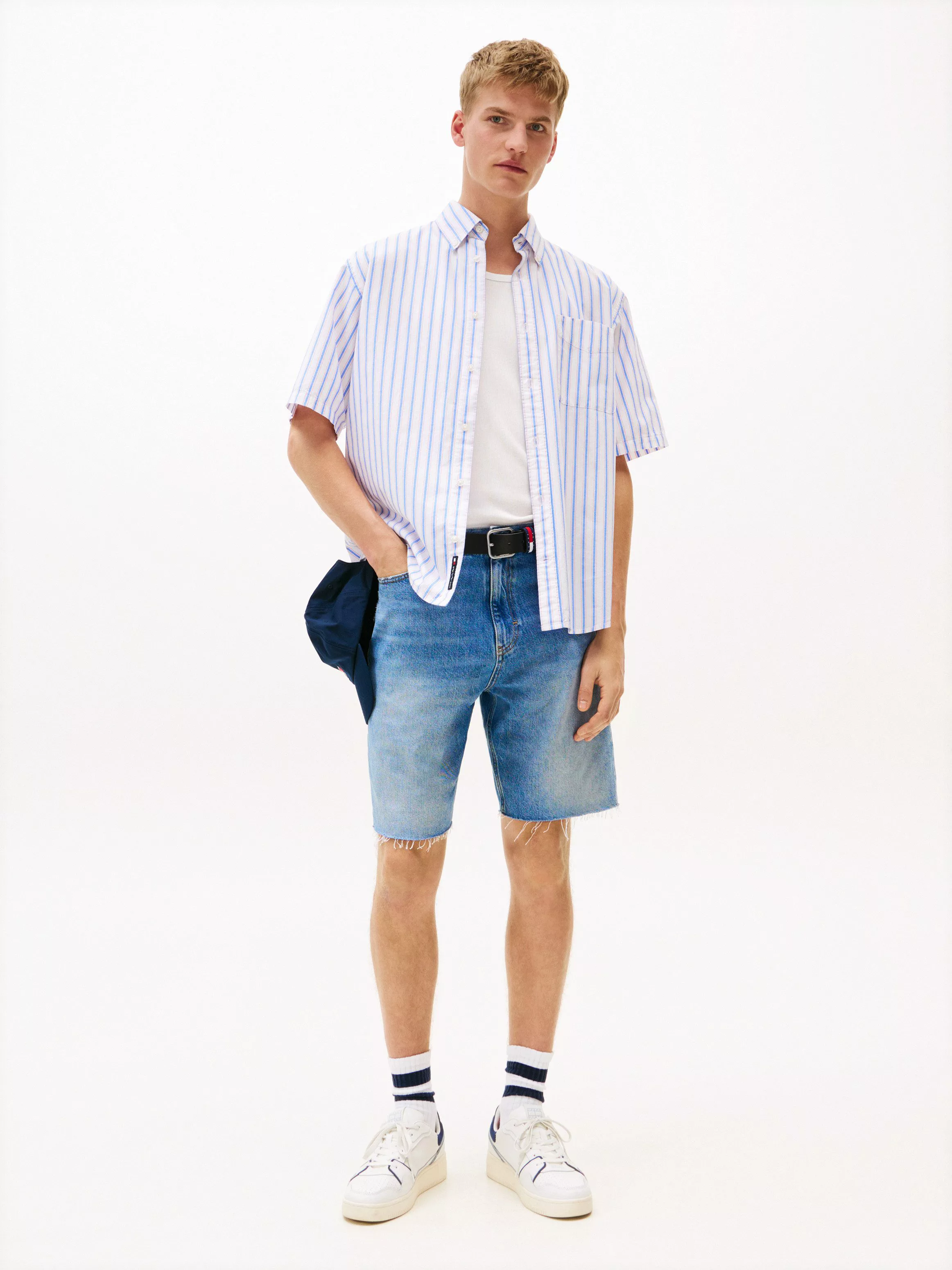 Tommy Jeans Kurzarmhemd TJM POPLIN RLX günstig online kaufen