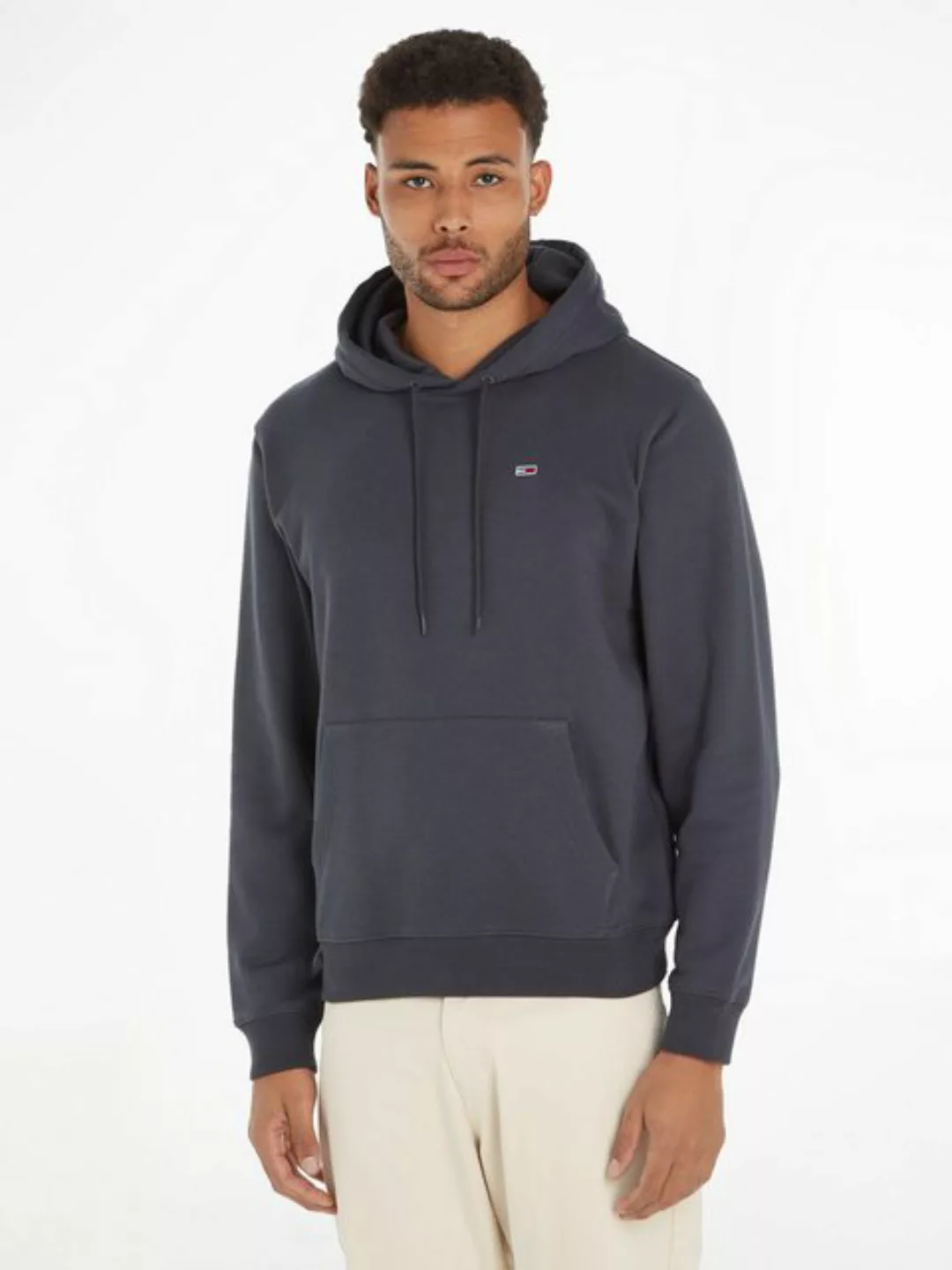 Tommy Jeans Kapuzensweatshirt TJM REG S FLAG HOODIE mit Logostickerei günstig online kaufen