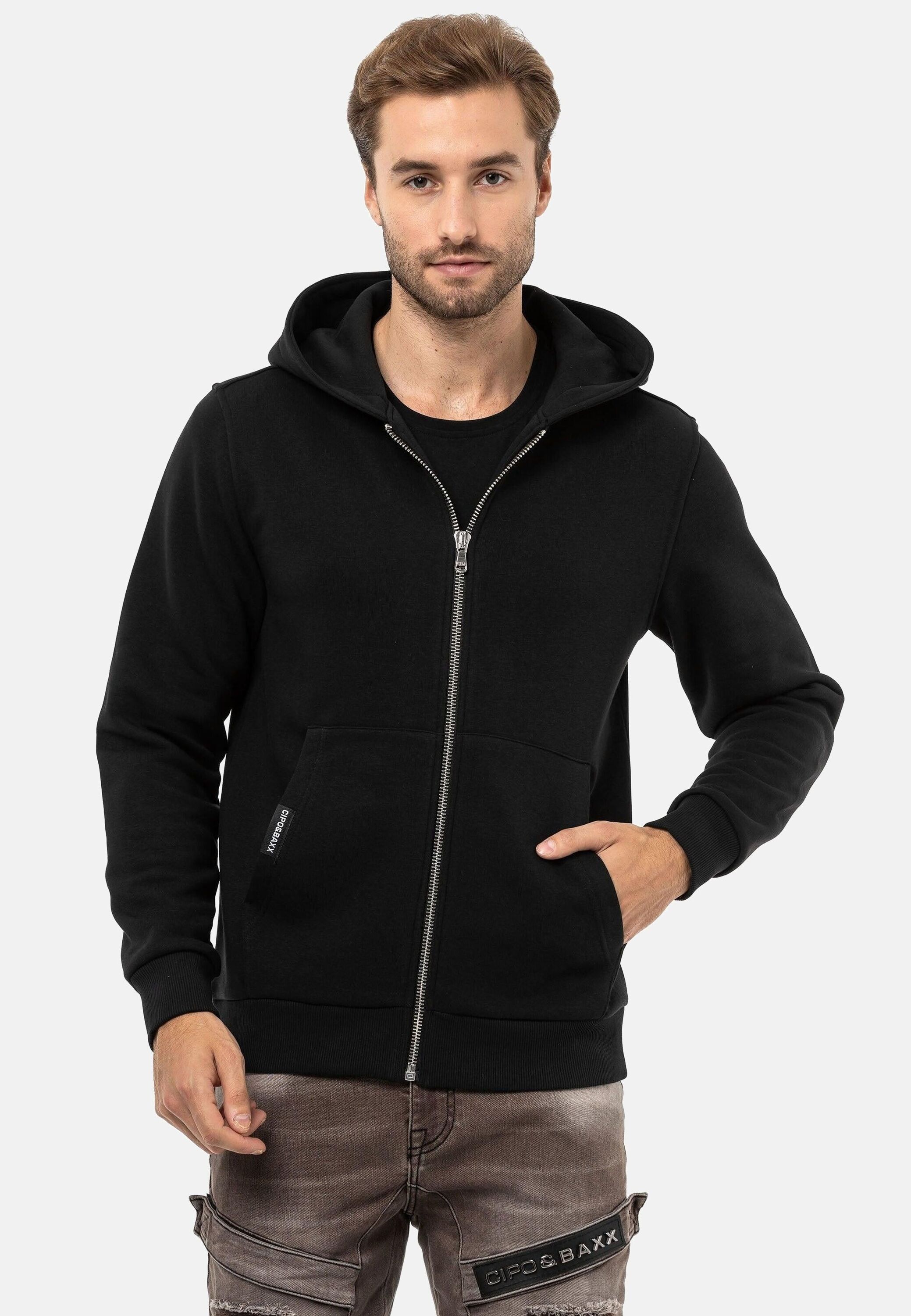 Cipo & Baxx Sweatjacke "Jacken", mit Kapuze, CL556 günstig online kaufen