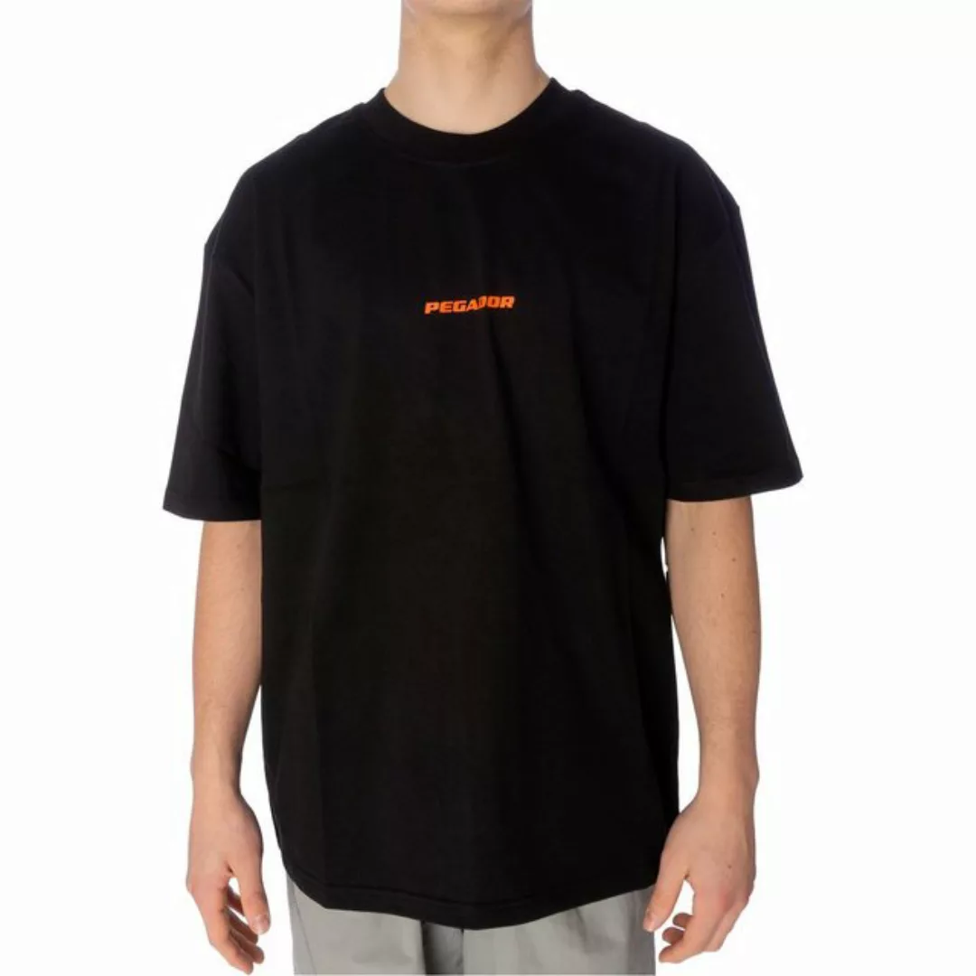 Pegador T-Shirt Pegador Colne Logo Oversized T-Shirt Herren Shirt schwarz ( günstig online kaufen