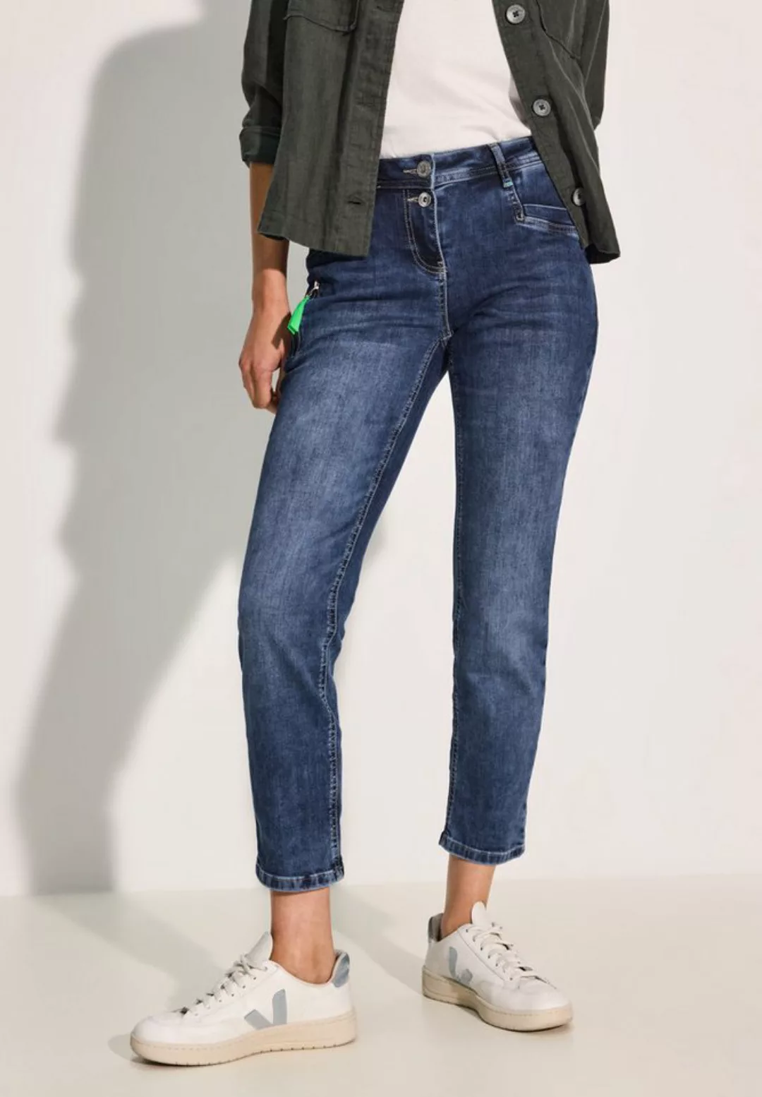 Cecil Gerade Jeans Middle Waist günstig online kaufen