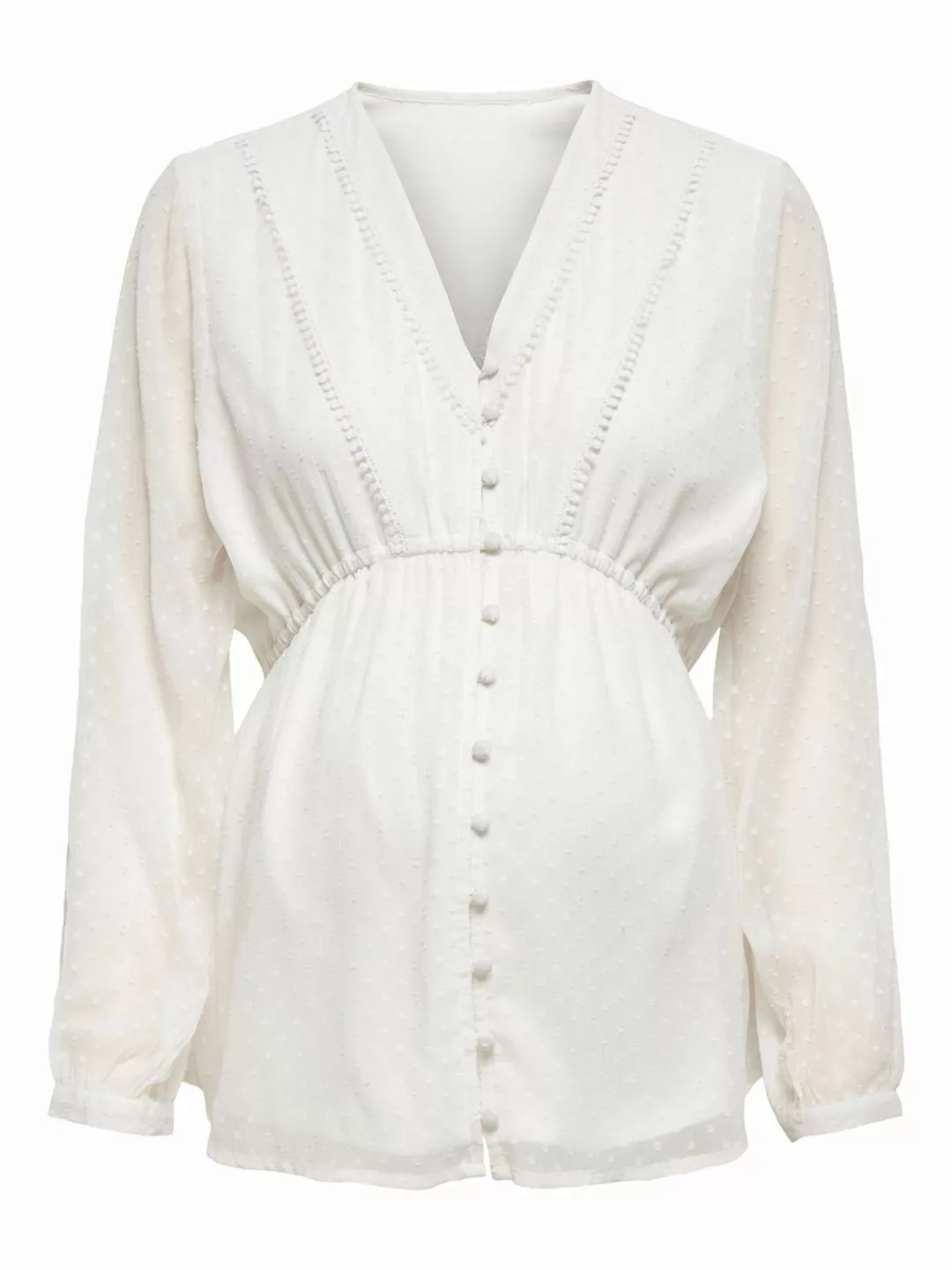 ONLY Mama Detailreich Hemd Damen White günstig online kaufen
