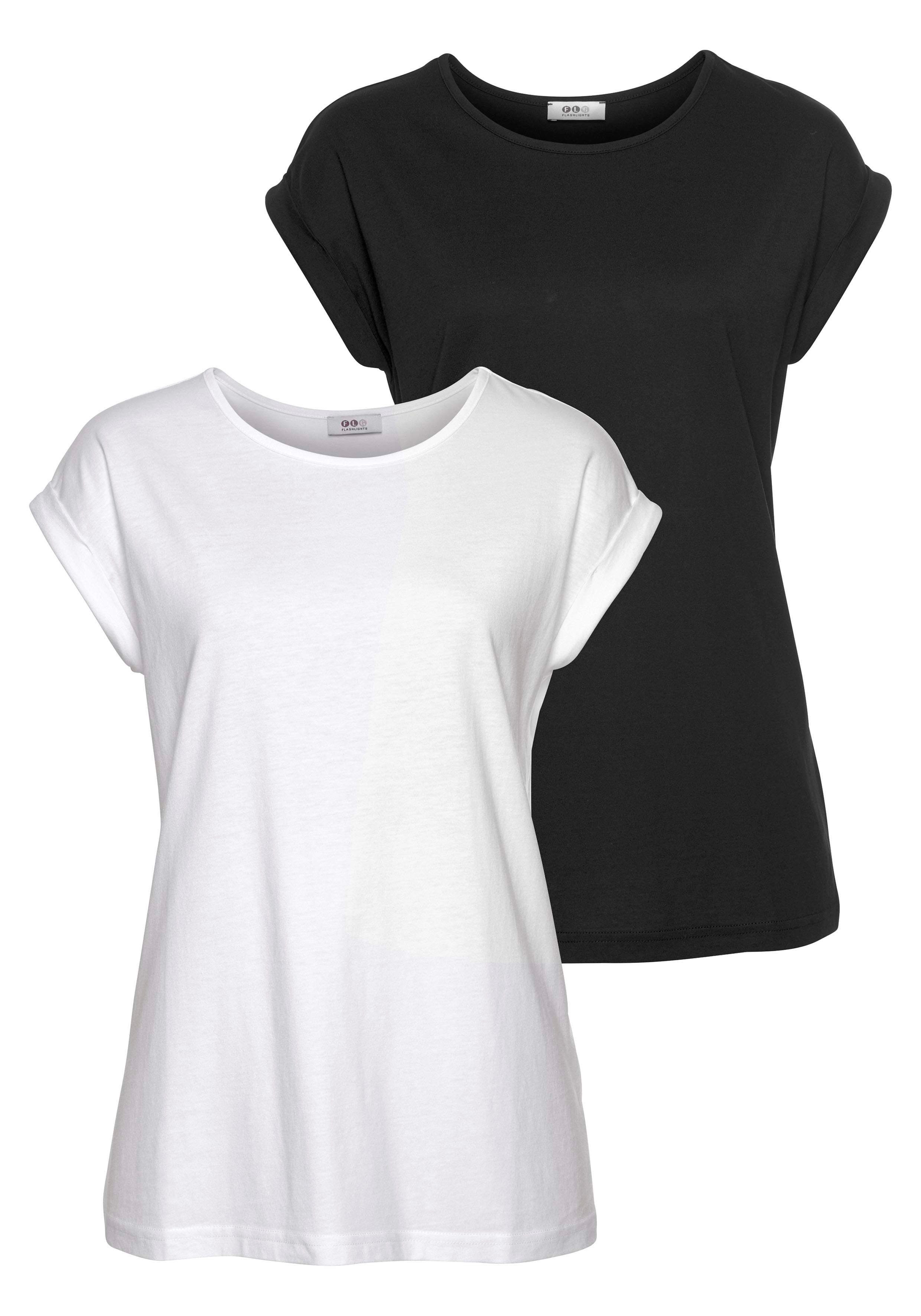Flashlights T-Shirt (Packung, 2-tlg., 2er-Pack) Kurzarm, günstig online kaufen