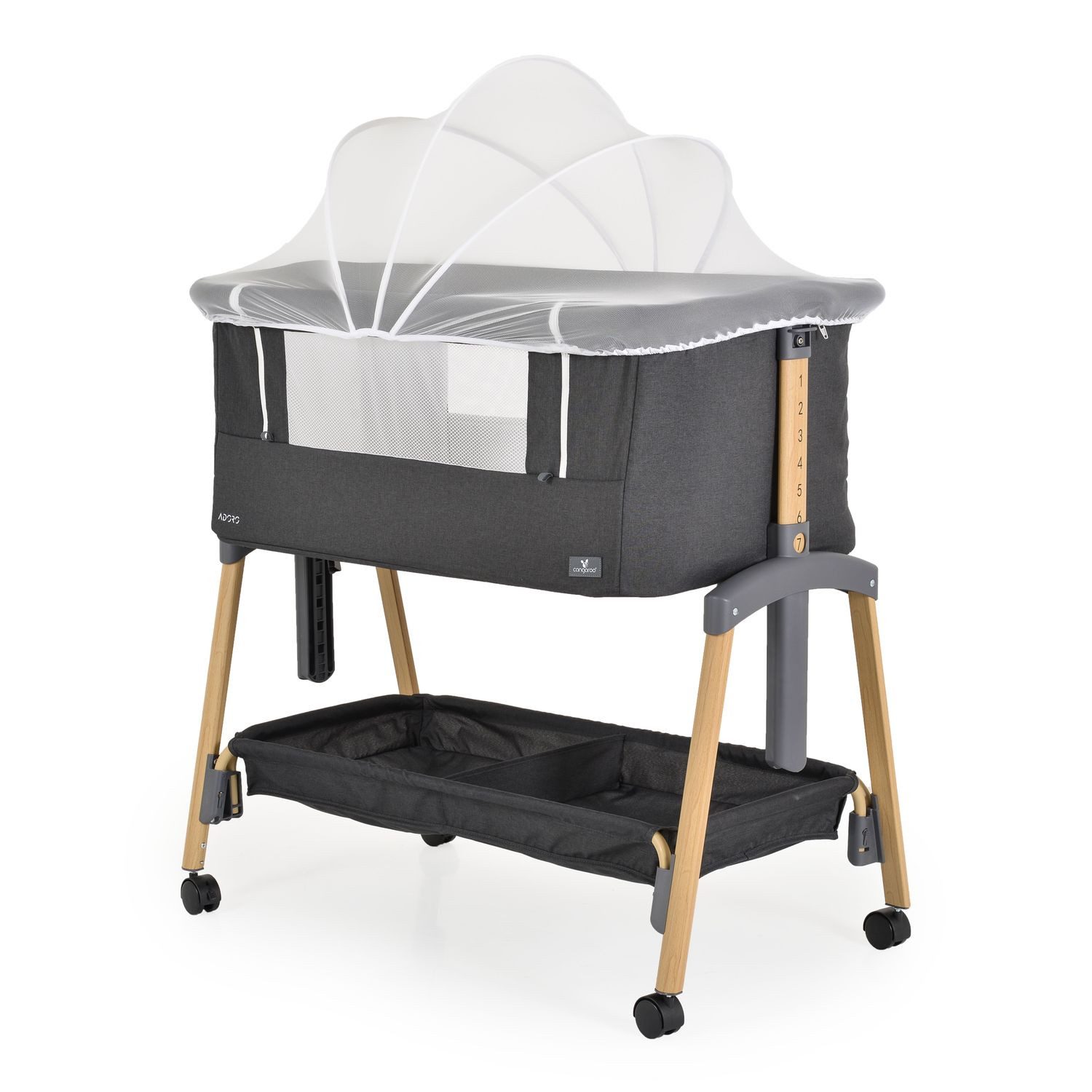 Cangaroo Komplettbett Babybett, Beistellbett Adoro, verstellbar, günstig online kaufen