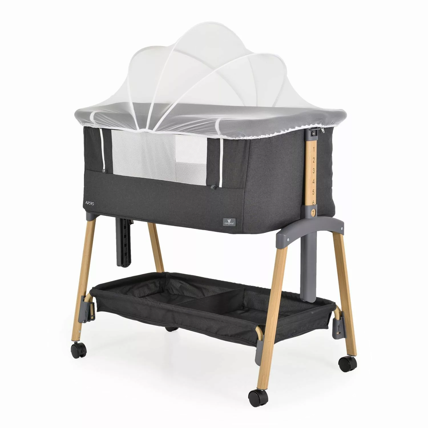 Cangaroo Komplettbett Babybett, Beistellbett Adoro, verstellbar, günstig online kaufen
