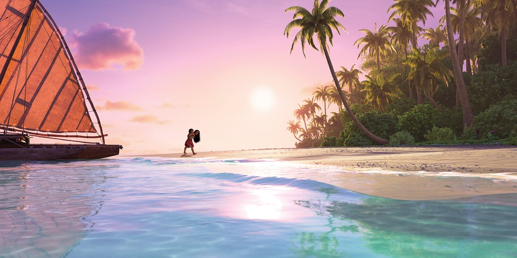 Komar Vlies Fototapete Disney Moana 2 Ocean Spirit Bunt günstig online kaufen