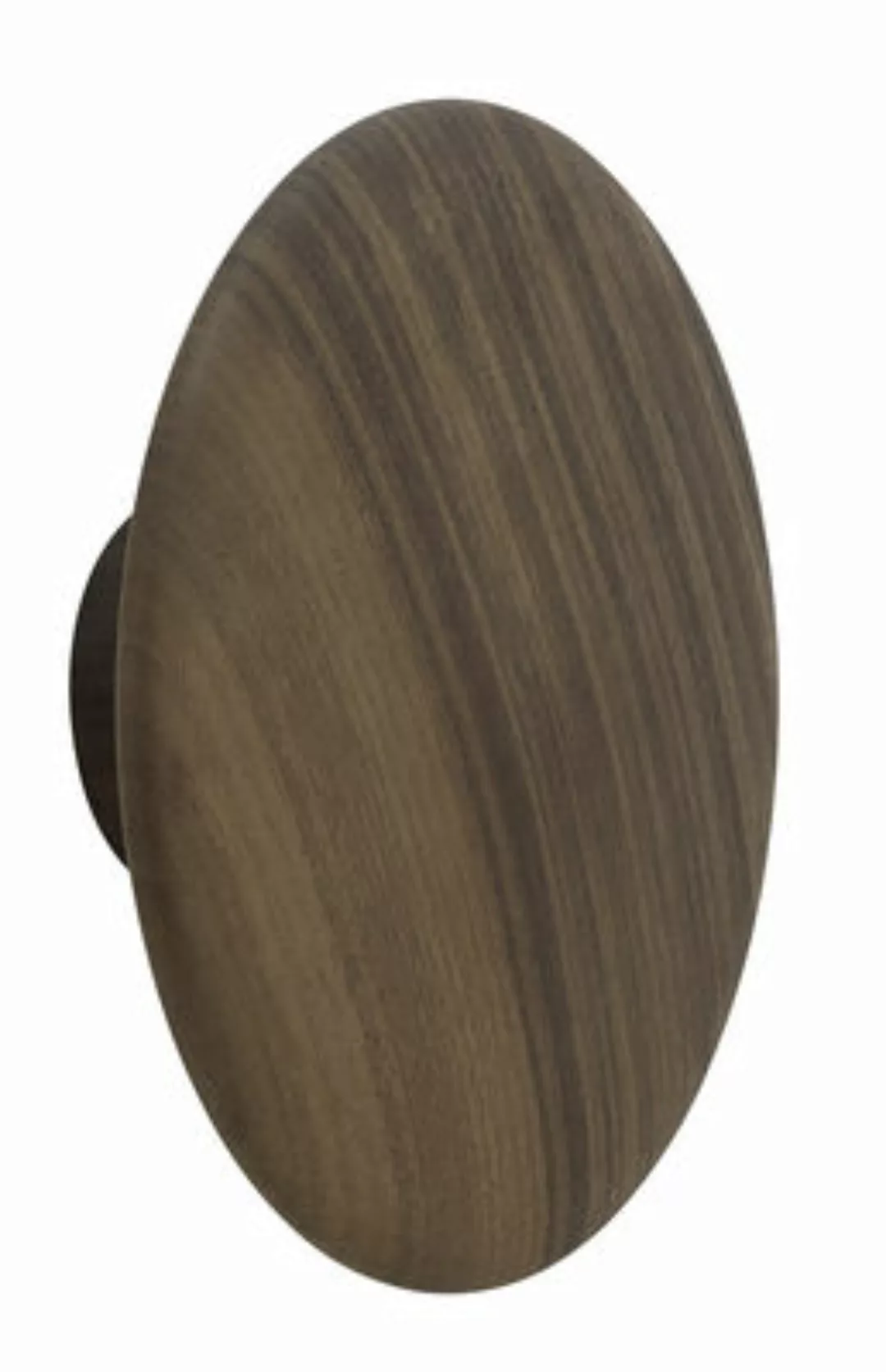 Wandhaken The Dots Wood holz natur / Größe L - Ø 17 cm - Muuto - Holz natur günstig online kaufen