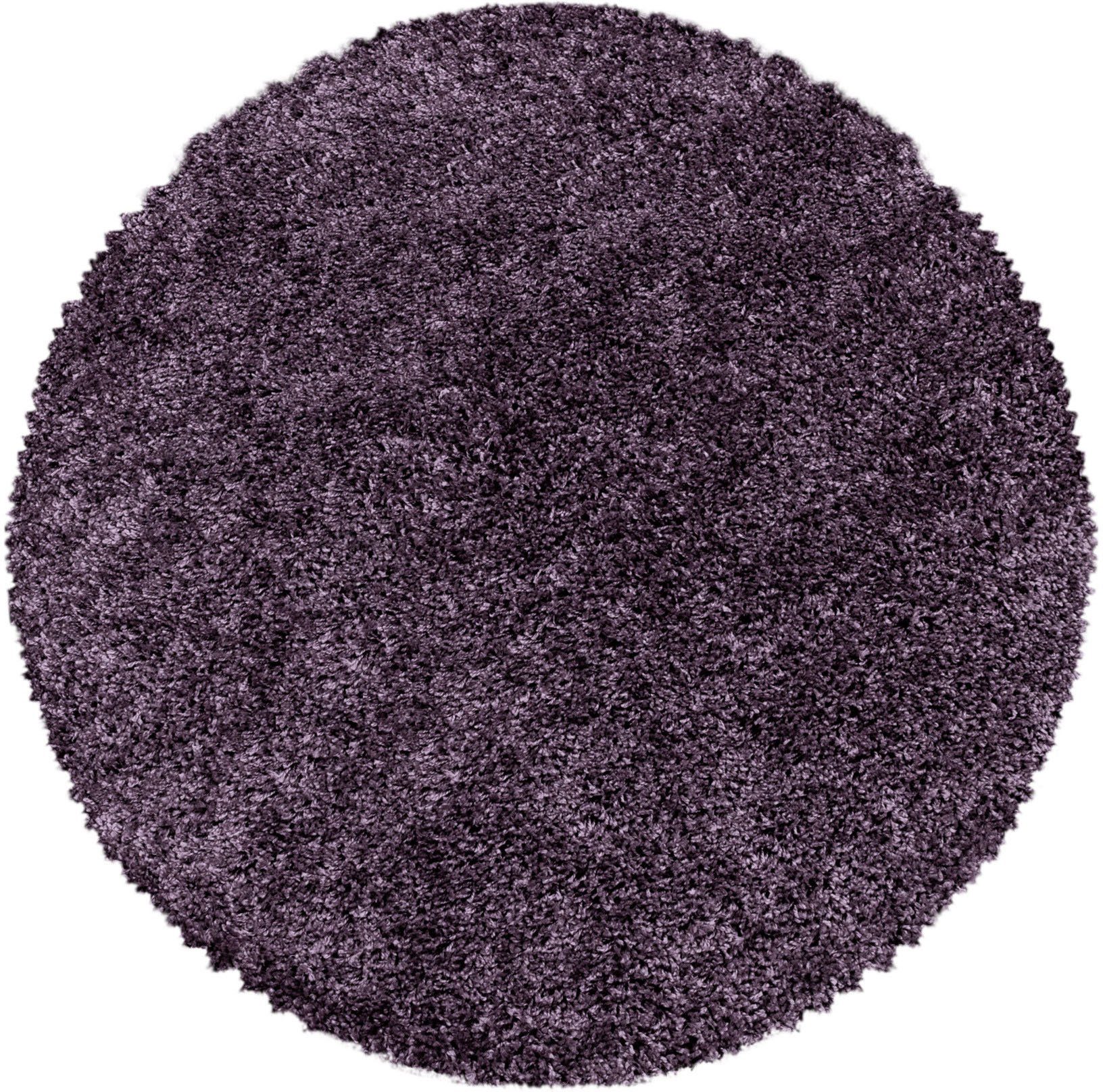 Ayyildiz Teppiche Hochflor-Teppich »SYDNEY 3000«, rund, 50 mm Höhe, Shaggy, günstig online kaufen