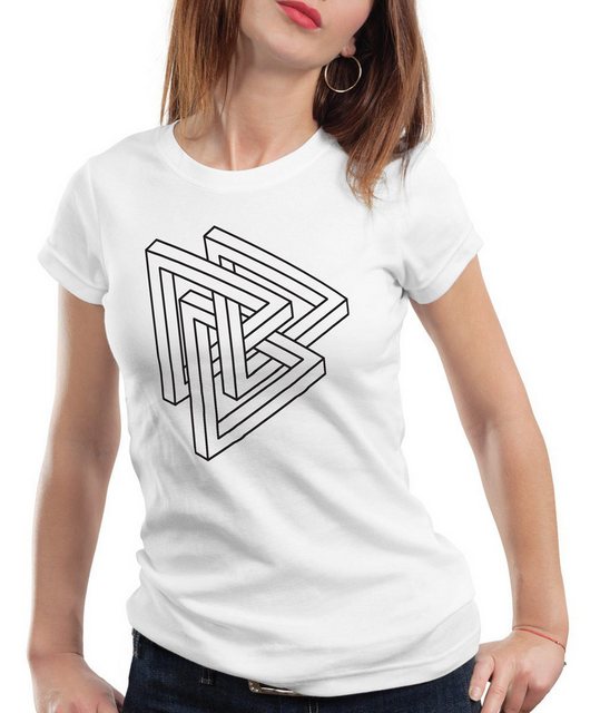 style3 T-Shirt Penrose Big Bang Sheldon Escher Dreieck Würfel the theory co günstig online kaufen